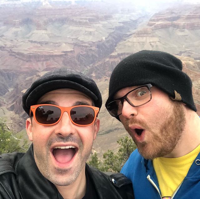 We&rsquo;re not hosting the #podcast today from the #grandcanyon but there was that time.... #therottenwagon #docrotten