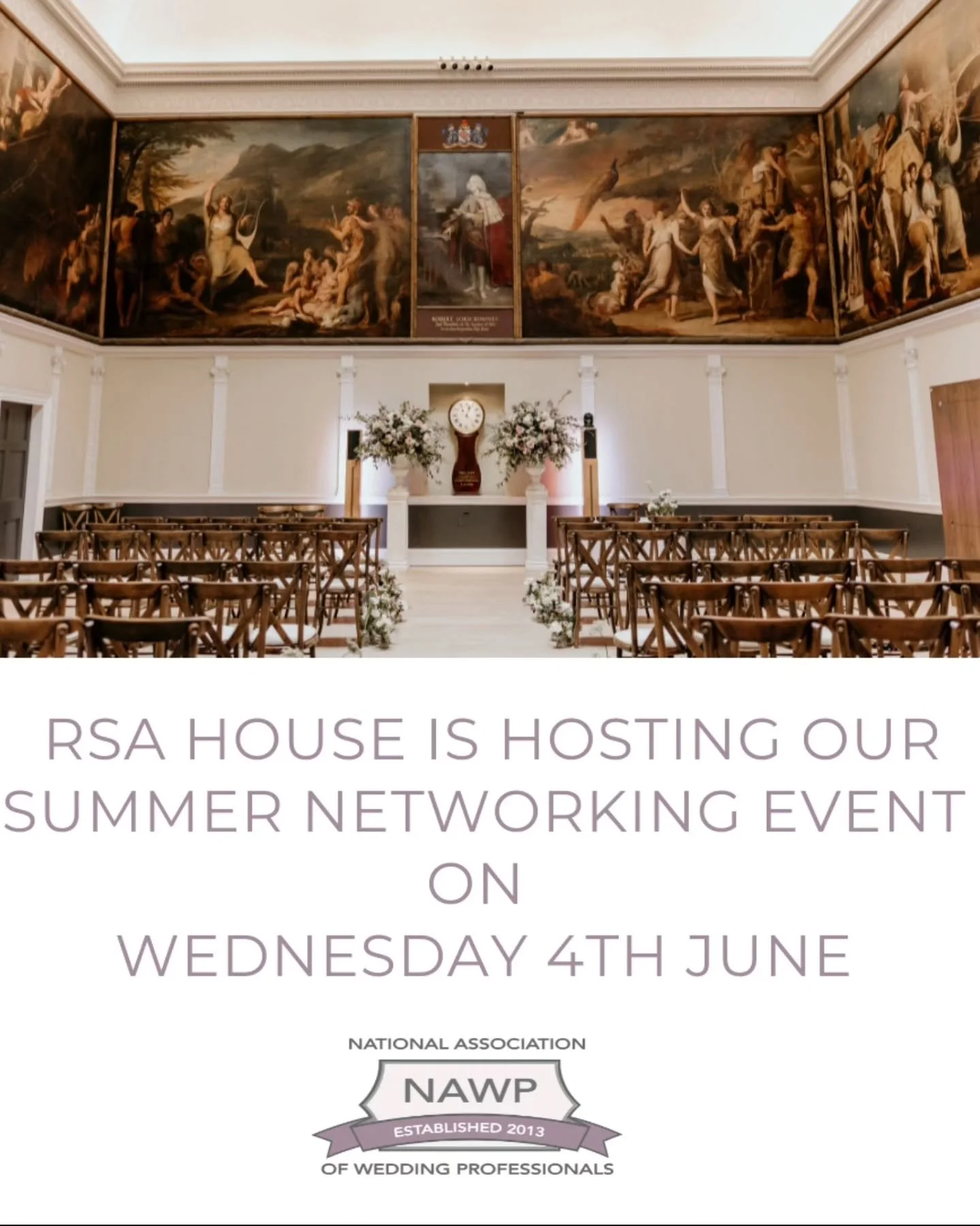 Networking: The next @nawpuk networking event takes place on Wednesday, 4th June 2025, at the beautiful @rsahouse. For an inspiring evening of networking and a stunning venue showcase, ensure your pre-book your place.

RSA House offers the perfect bl