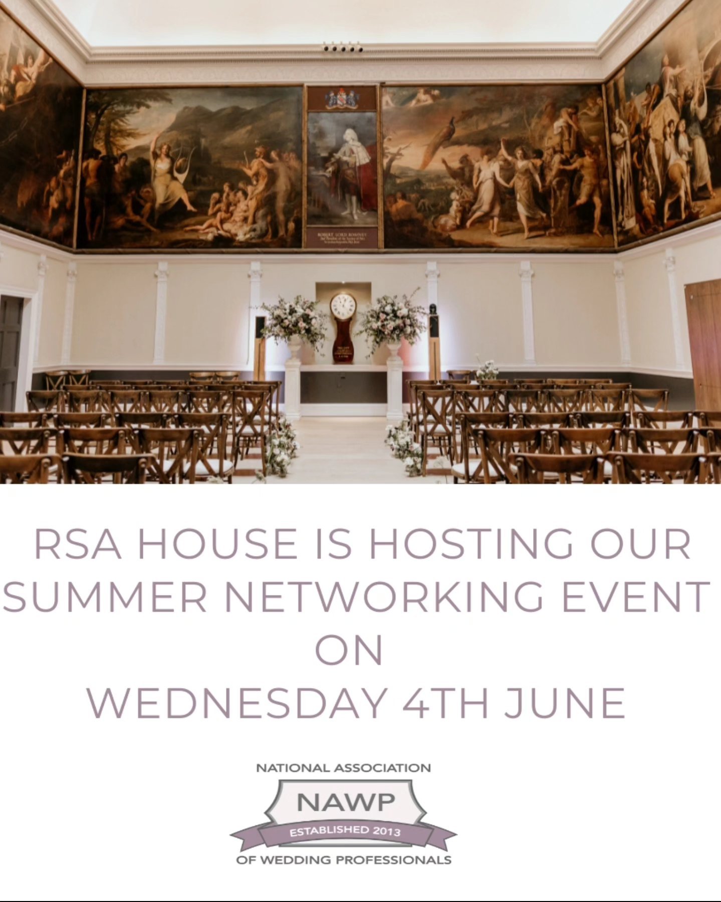 Networking: The next @nawpuk networking event takes place on Wednesday, 4th June 2025, at the beautiful @rsahouse. For an inspiring evening of networking and a stunning venue showcase, ensure your pre-book your place.

RSA House offers the perfect bl