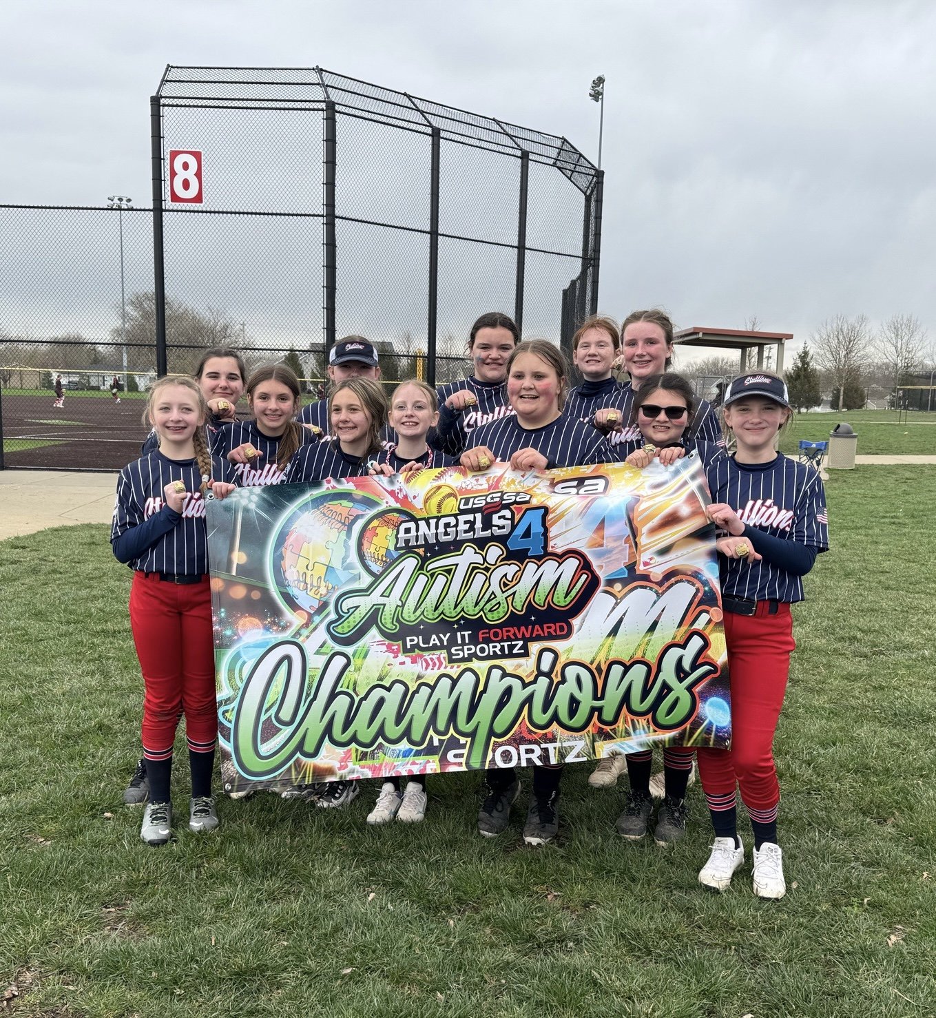 2025 12U Stallions - 1st place - 7th Annual Angels 4 Autism USSSA Tournament