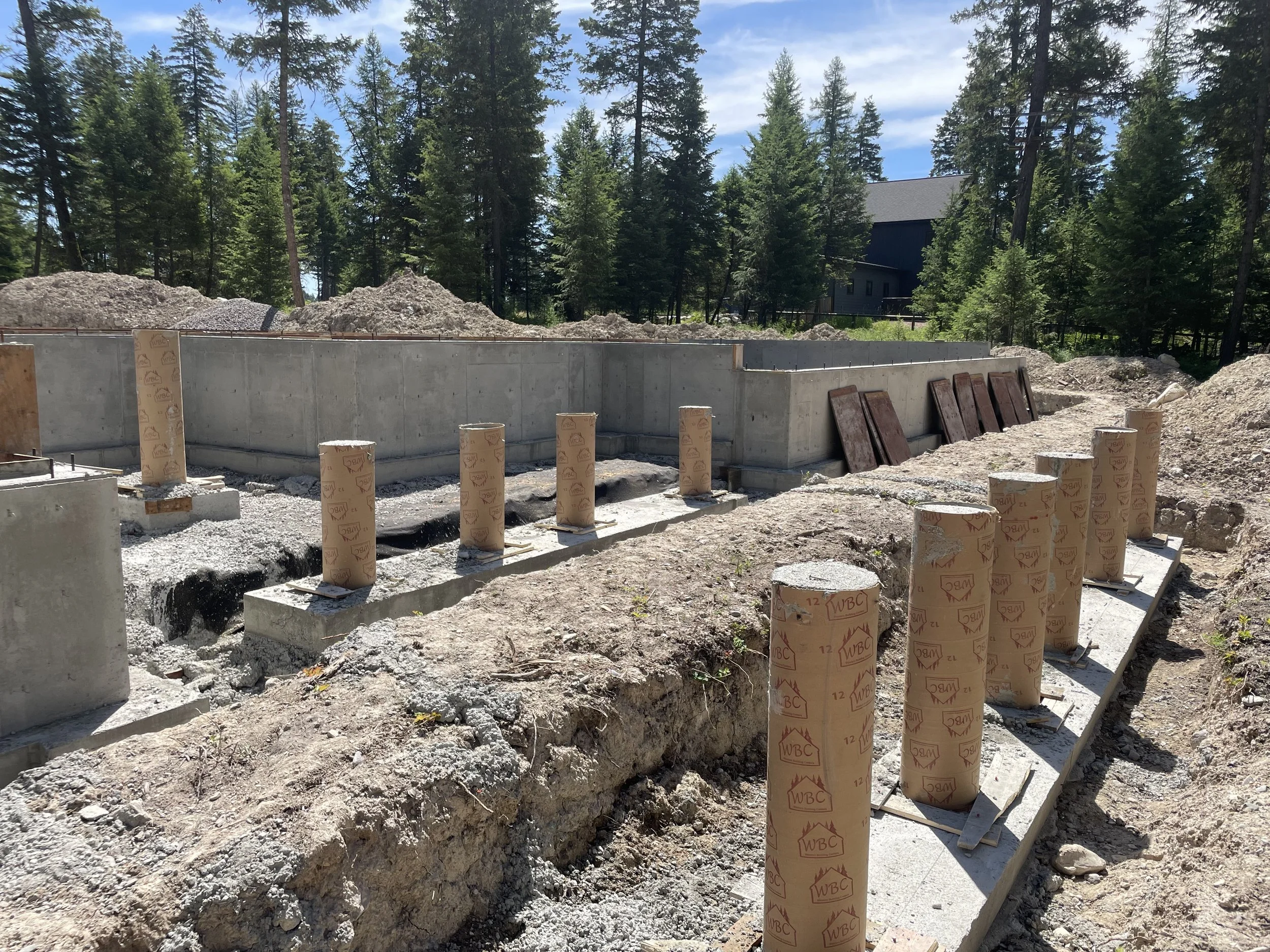 Construction Photos Whitefish Hills Village — Wood Roots Construction