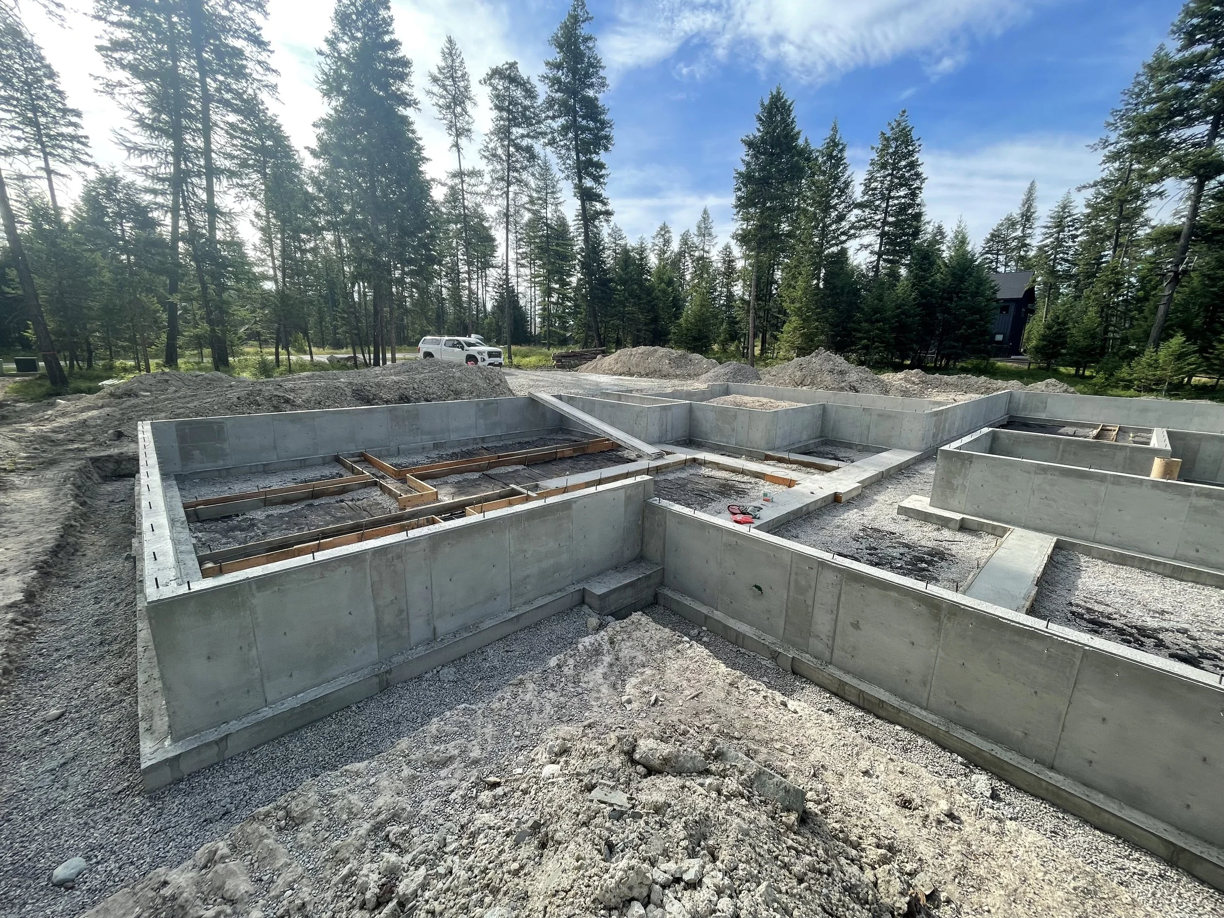 Construction Photos Whitefish Hills Village — Wood Roots Construction