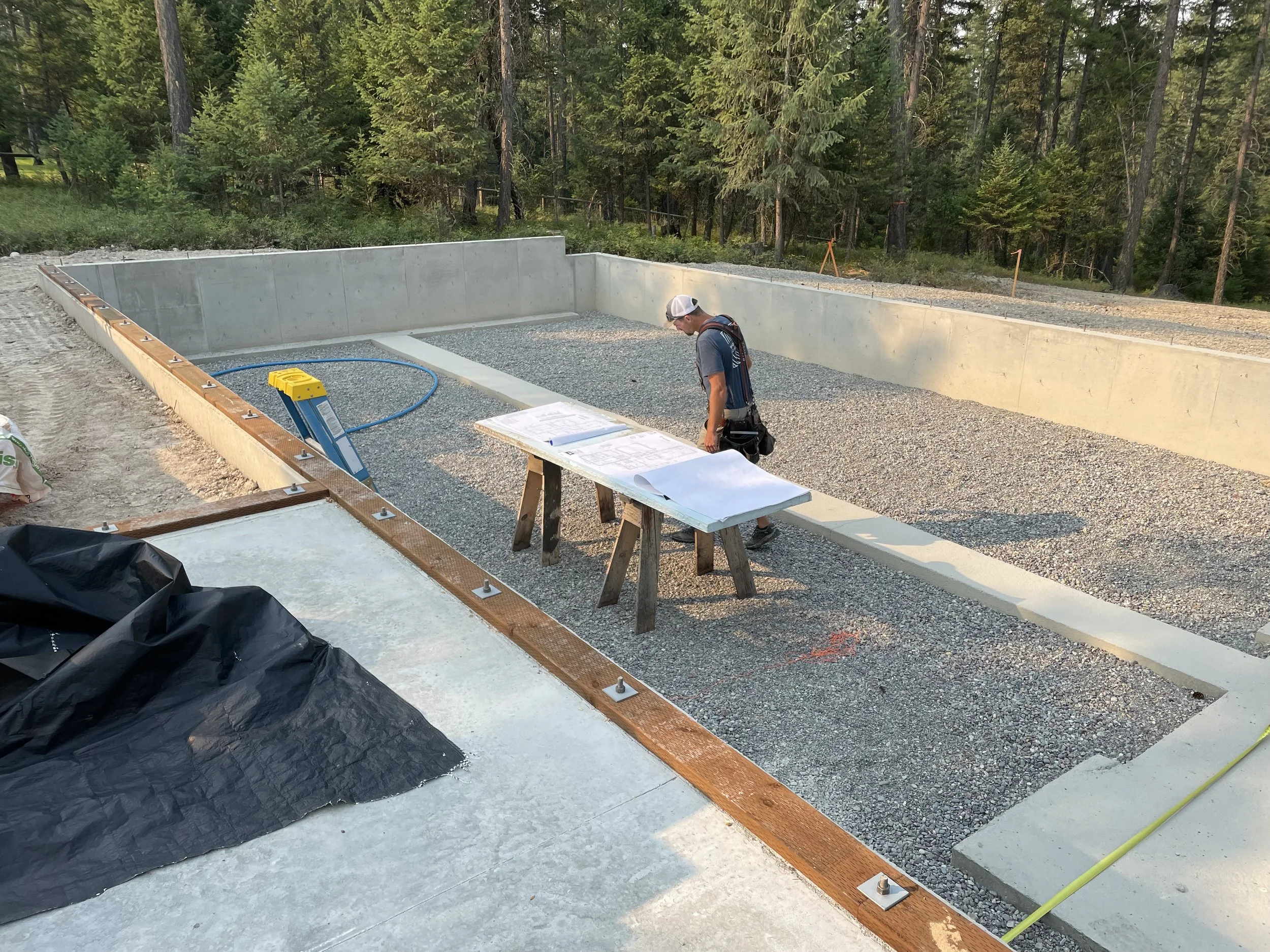 Construction Photos Whitefish Hills Village — Wood Roots Construction