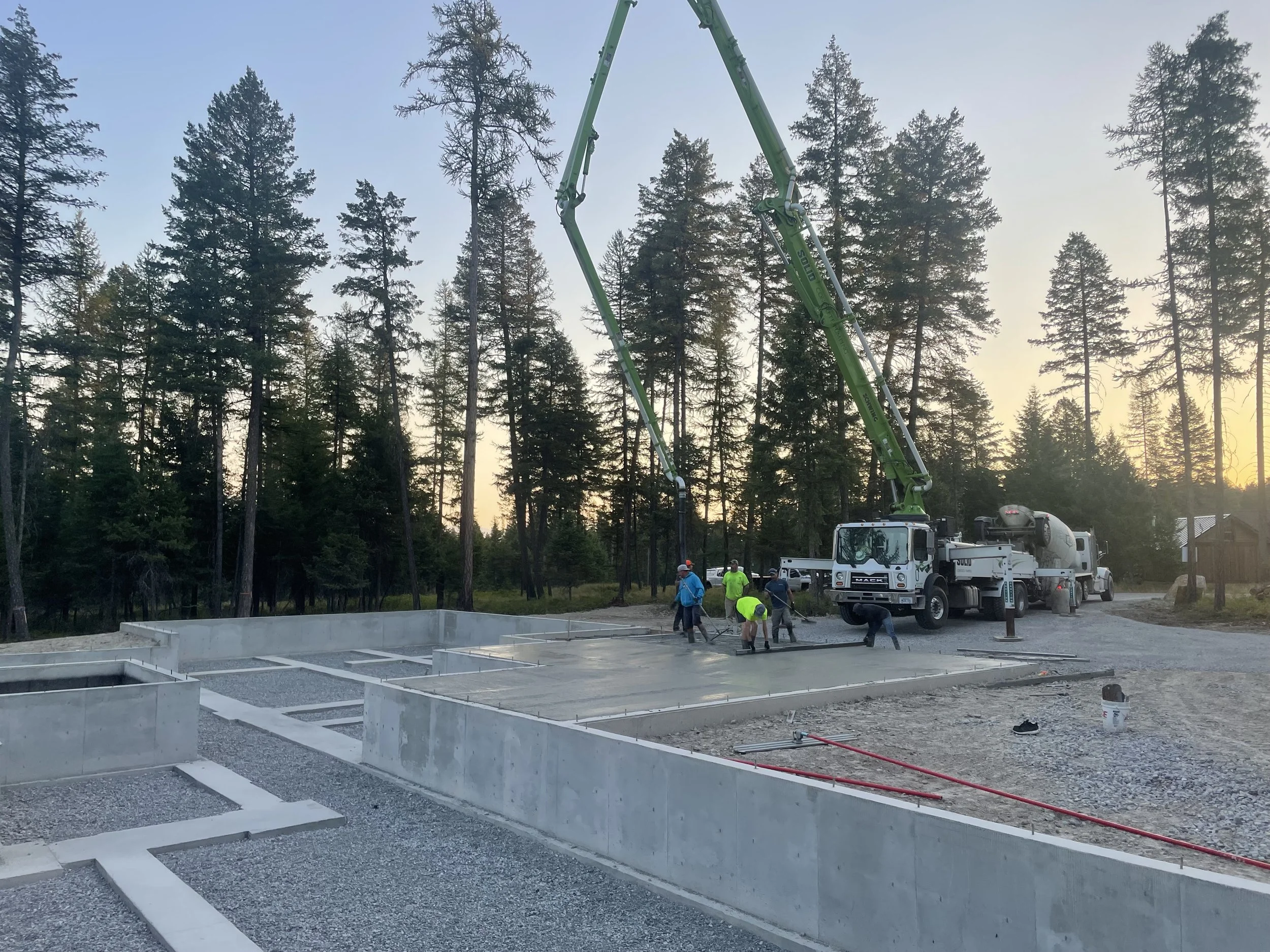 Construction Photos Whitefish Hills Village — Wood Roots Construction