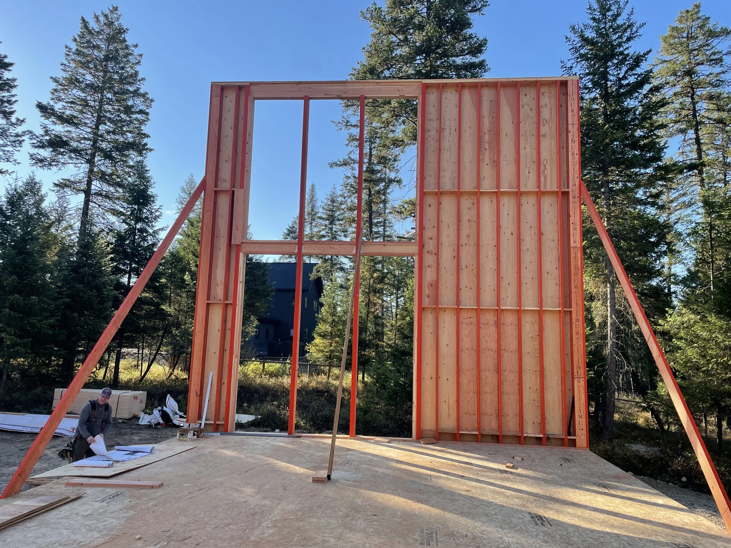 Construction Photos Whitefish Hills Village — Wood Roots Construction