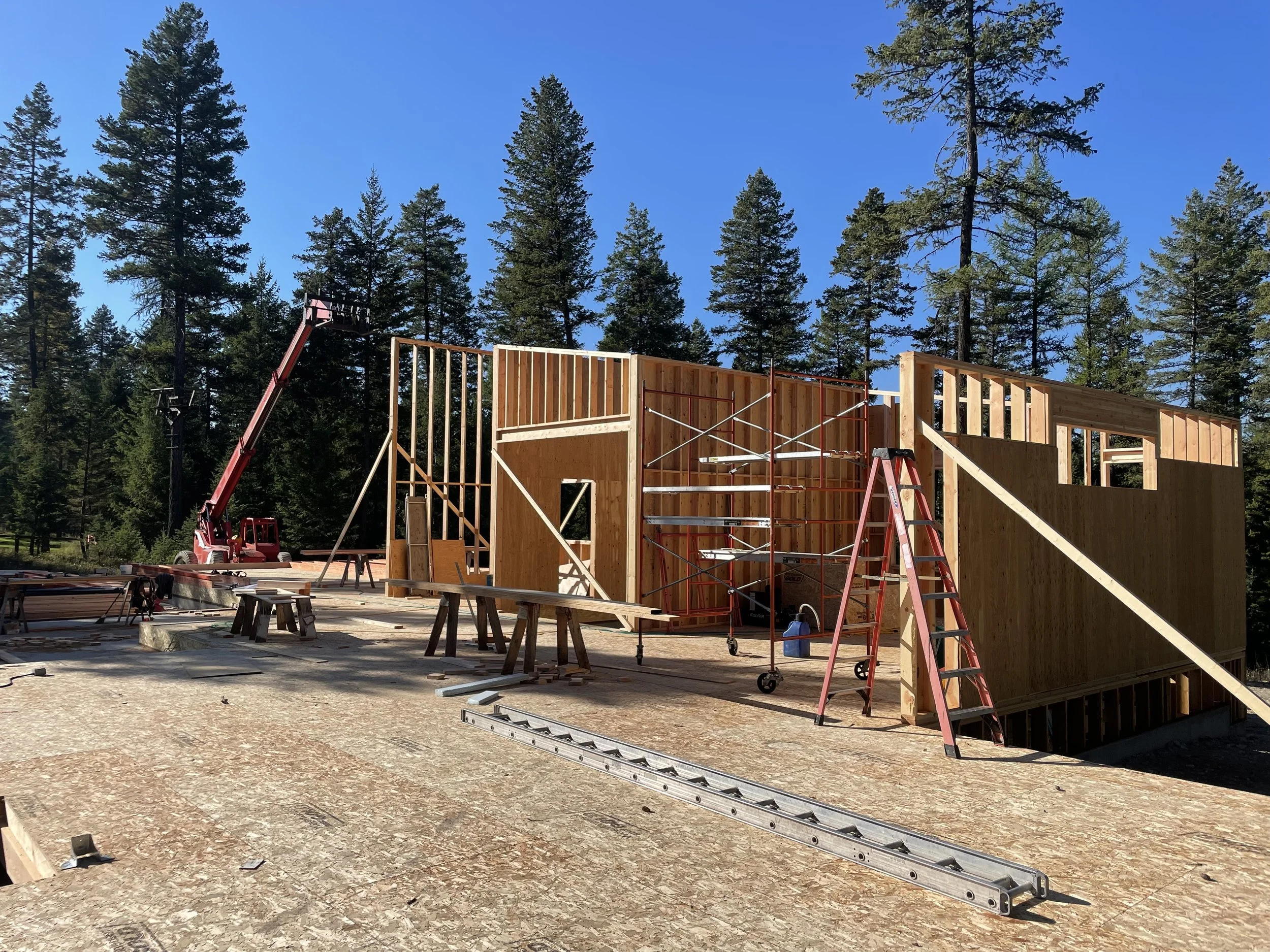 Construction Photos Whitefish Hills Village — Wood Roots Construction