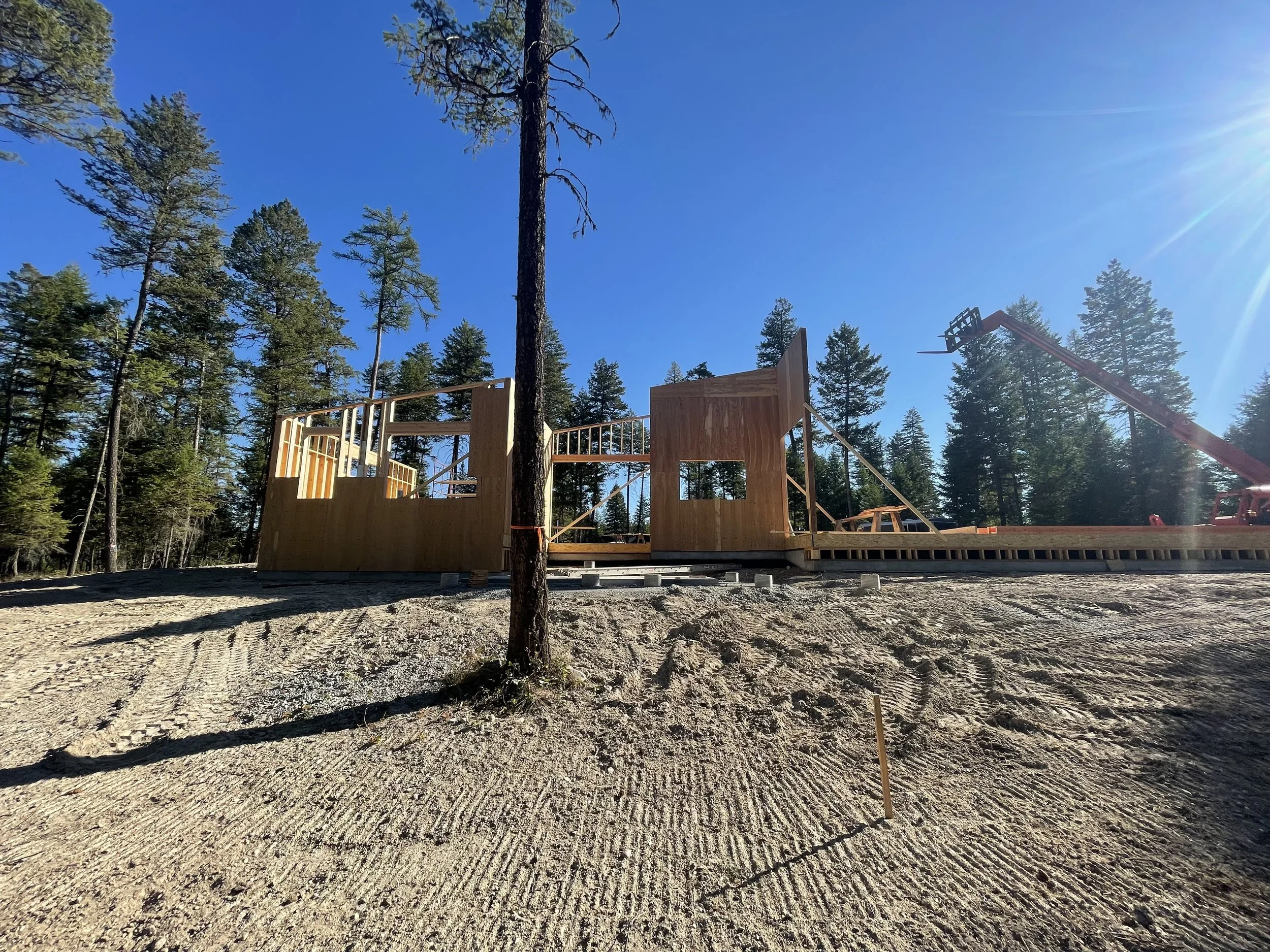 Construction Photos Whitefish Hills Village — Wood Roots Construction