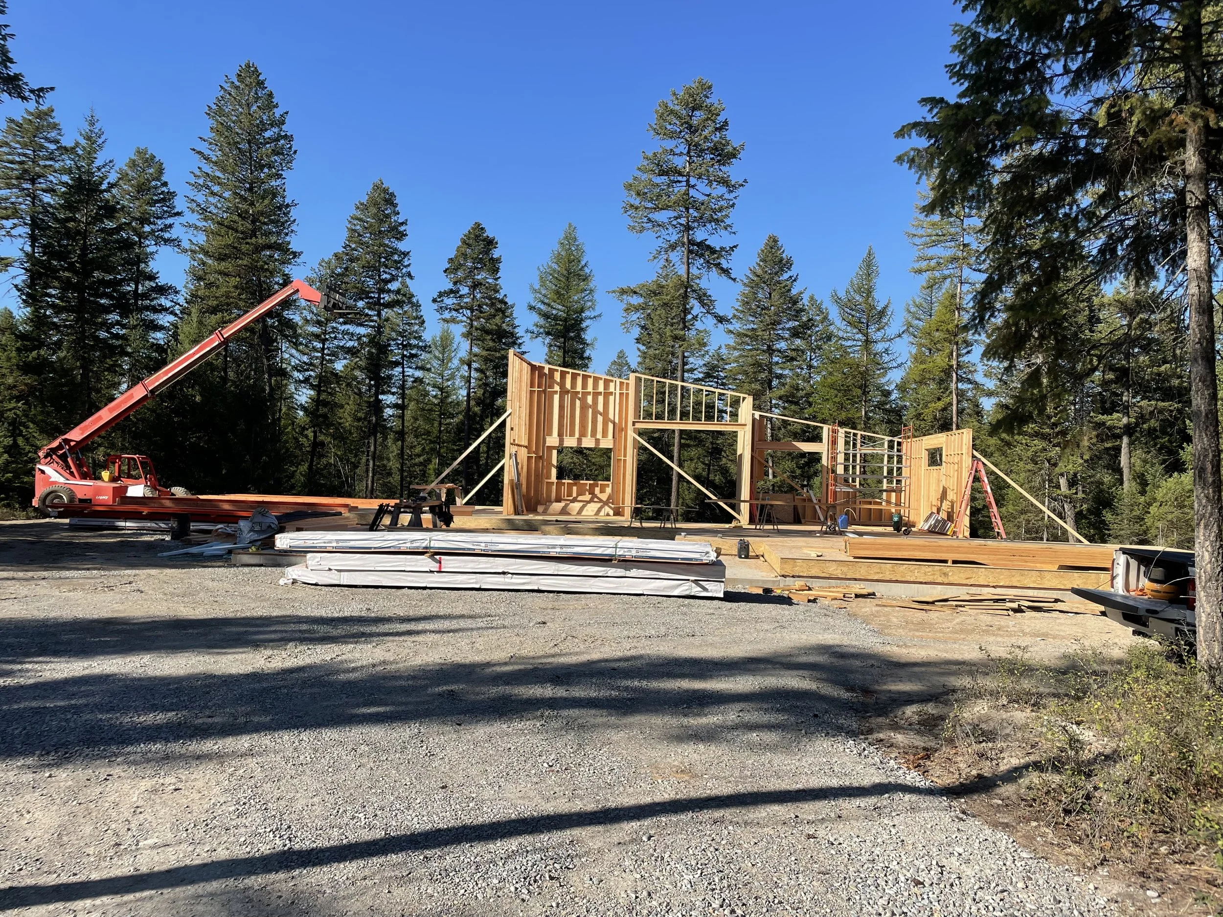 Construction Photos Whitefish Hills Village — Wood Roots Construction