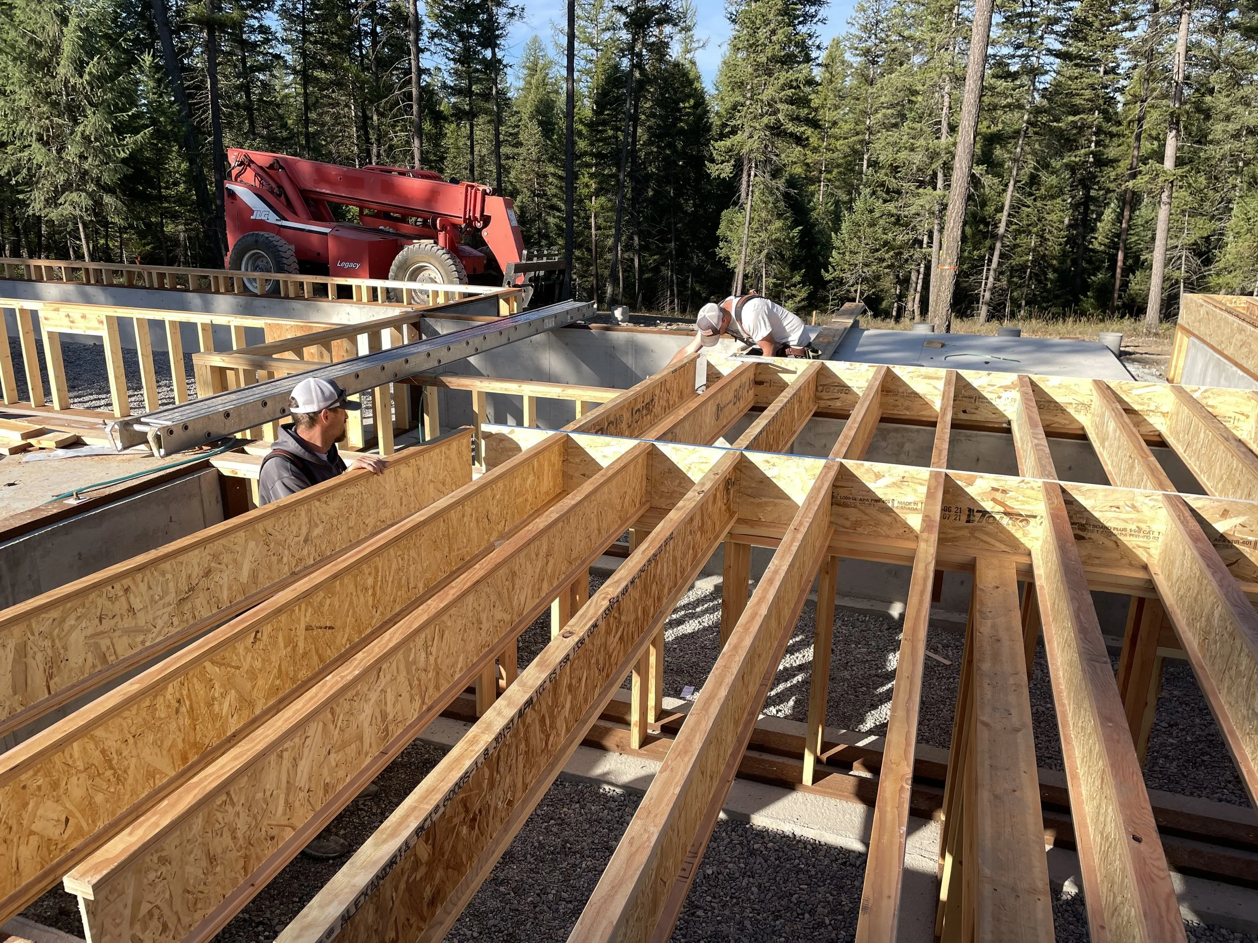 Construction Photos Whitefish Hills Village — Wood Roots Construction