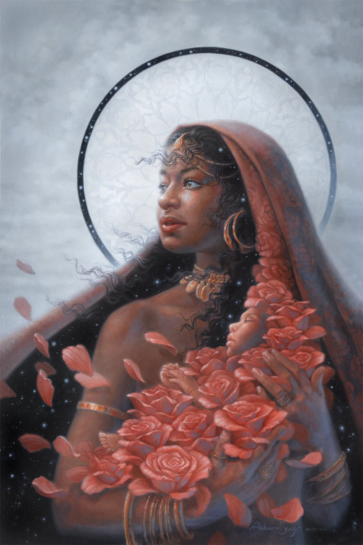  Mary Magdalene was said to be the beloved of Yeshua, his equal, and his greatest supporter in his mission of teaching the Way of Love. She was the feminine embodiment of presence, pleasure, purity, and power.  As an Essene priestess and initiate into the lineage of Isis and the Way of the Rose, she was highly trained in the Egyptian mysteries of&nbsp;healing, alchemy, and Tantra. Over the centuries her name and holiness were distorted and slandered, and she was labeled a whore and sinner. With her descent from honour, so did womankind fall under heavy handed persecution and oppression.  After Jesus’s death and resurrection Mary was said to have fled Palestine for Egypt before settling in the south of France, then perhaps also traveling into the Isles of Scotland. Mary was pregnant and birthed a child, Sarah Tamar, who carried the bloodline of the Christ forward into the present day. Some say this bloodline is what the true Holy Grail refers to. Her womb, the chalice, literally holds t