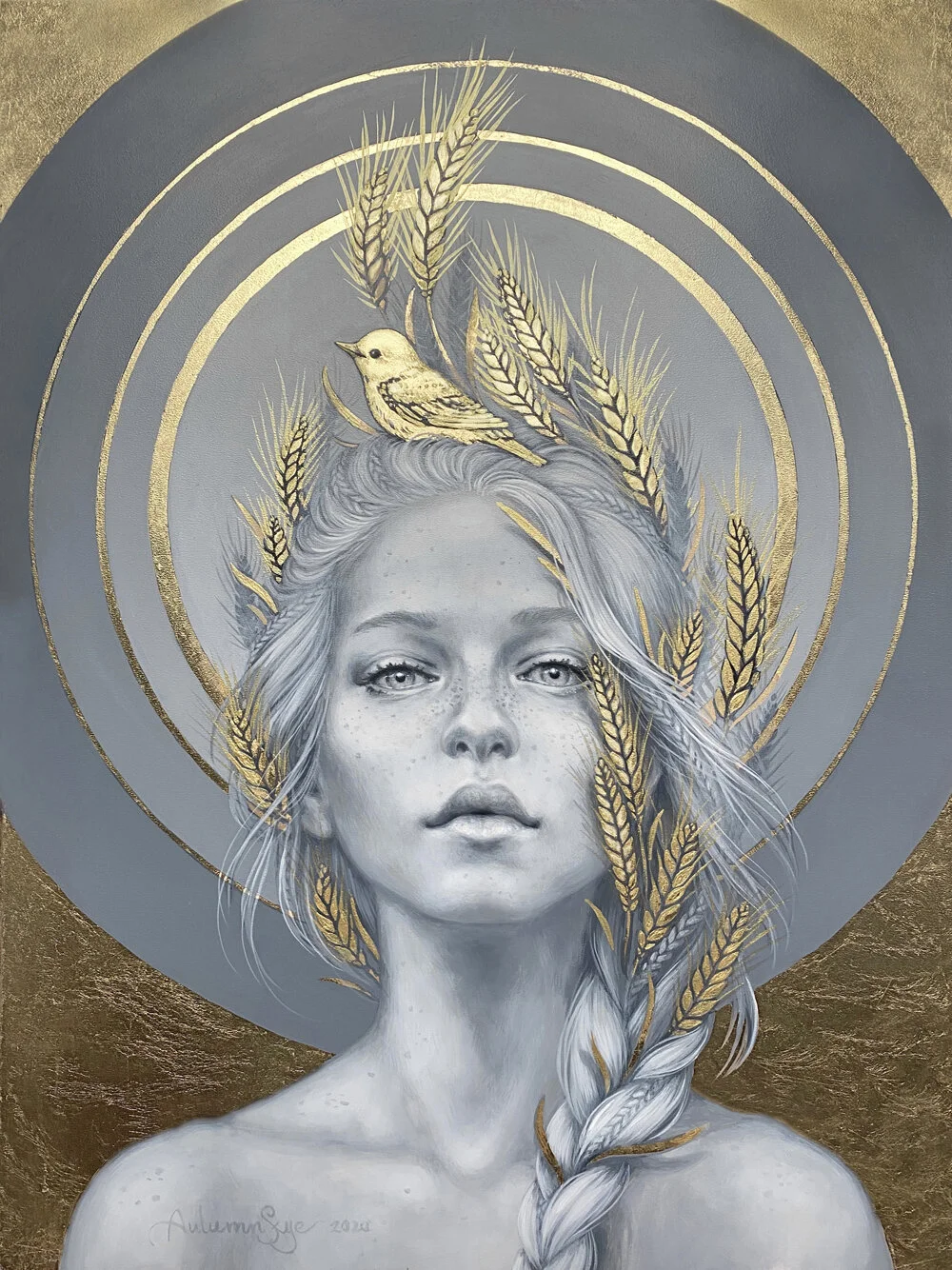  She is our innate unabashed inner-child spirit.  That part of ourselves that is confident but not arrogant; uninhibited, innocent, unfettered, free.  At the center of our own universe, we naively assume that the strange theater around us is purely for our own awe and amusement.  We are not ashamed to stand tall, speak our truth, be seen, and shine!  Before we learn the double-edged subtleties of self-consciousness, restraint, conformity, and self-imposed limitation, we believe only in potential and imagination. 