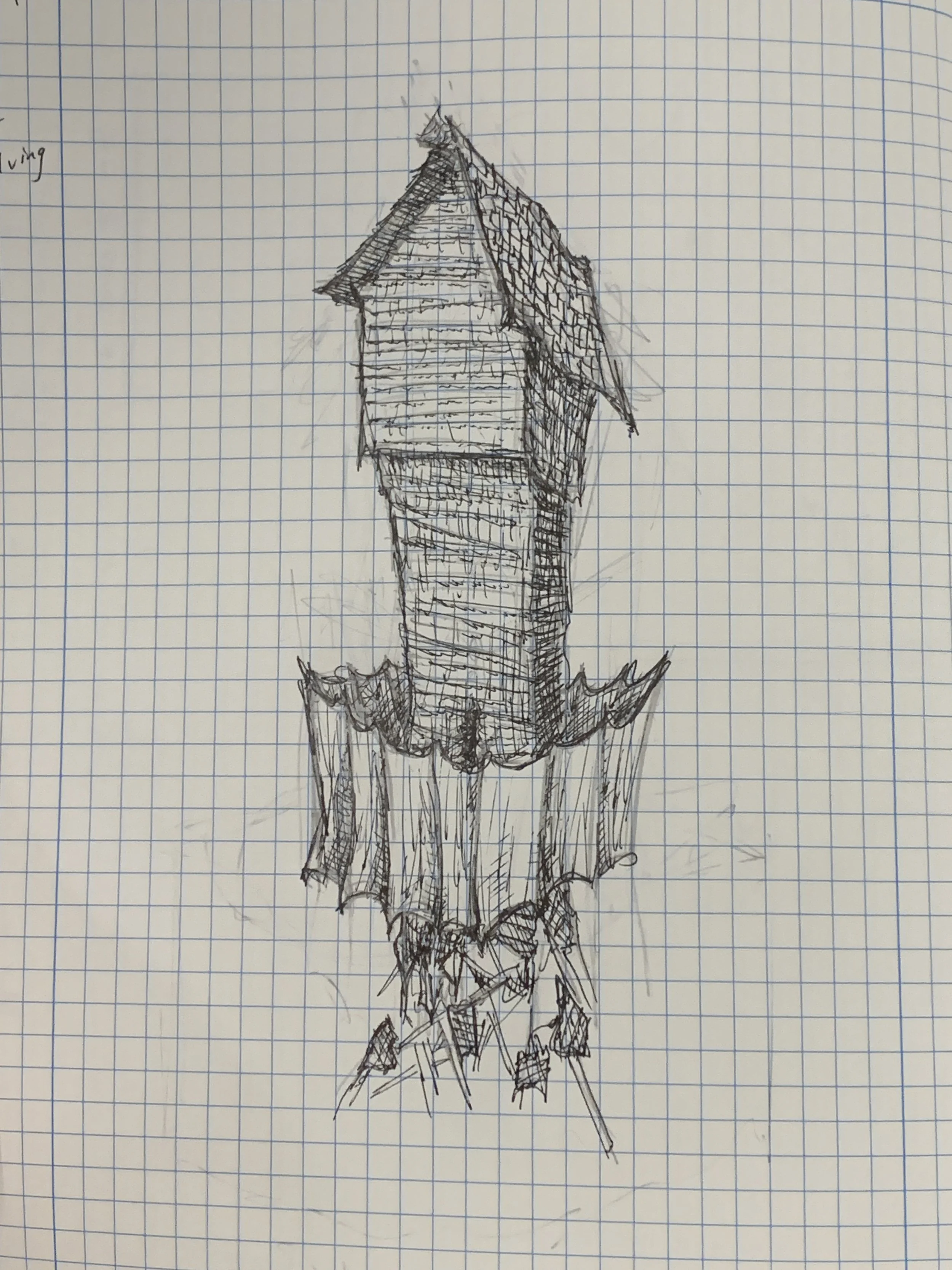 sketch of 'house'