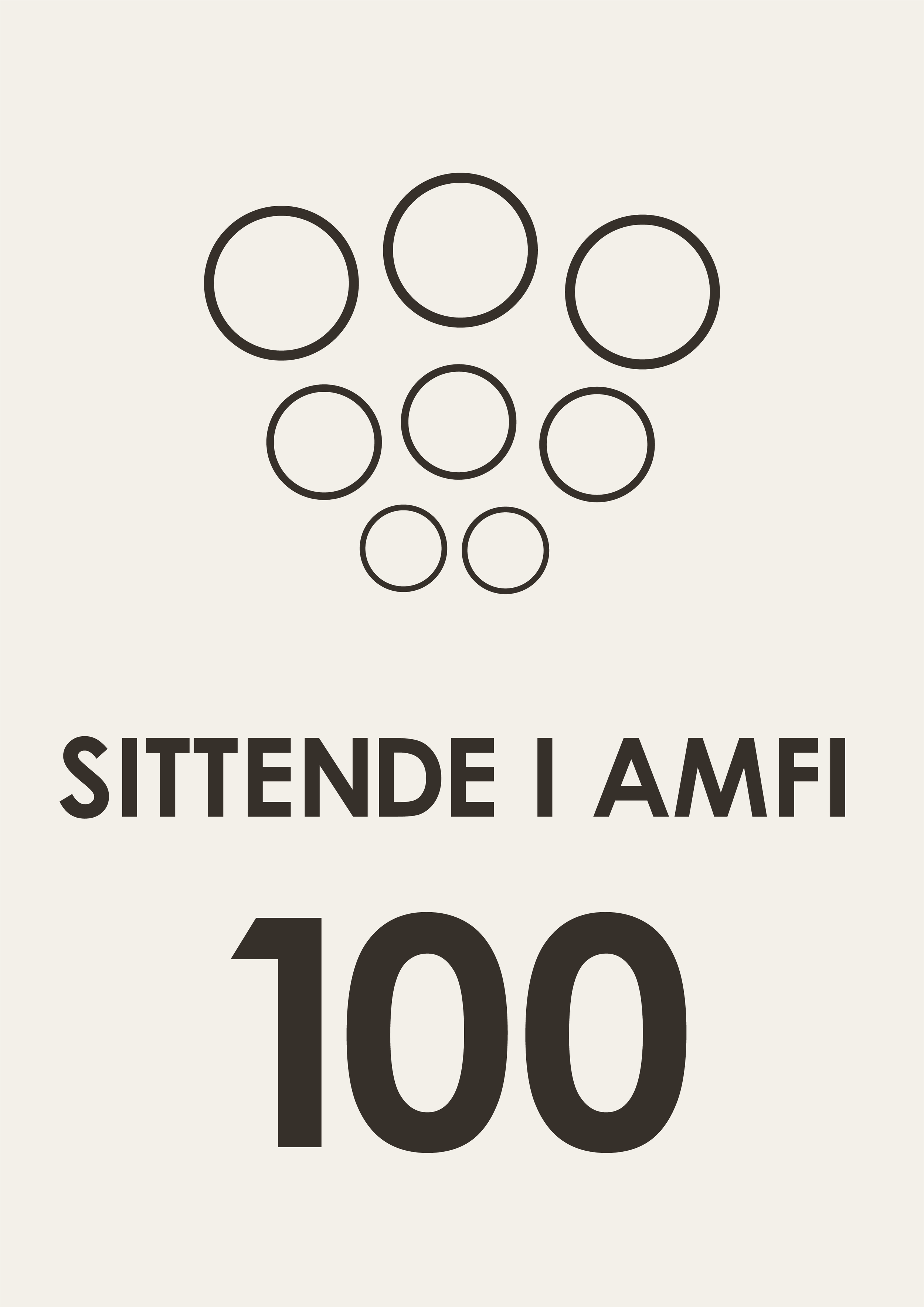 Kapasitet Pyramiden. Sittende i amfi 100 pers