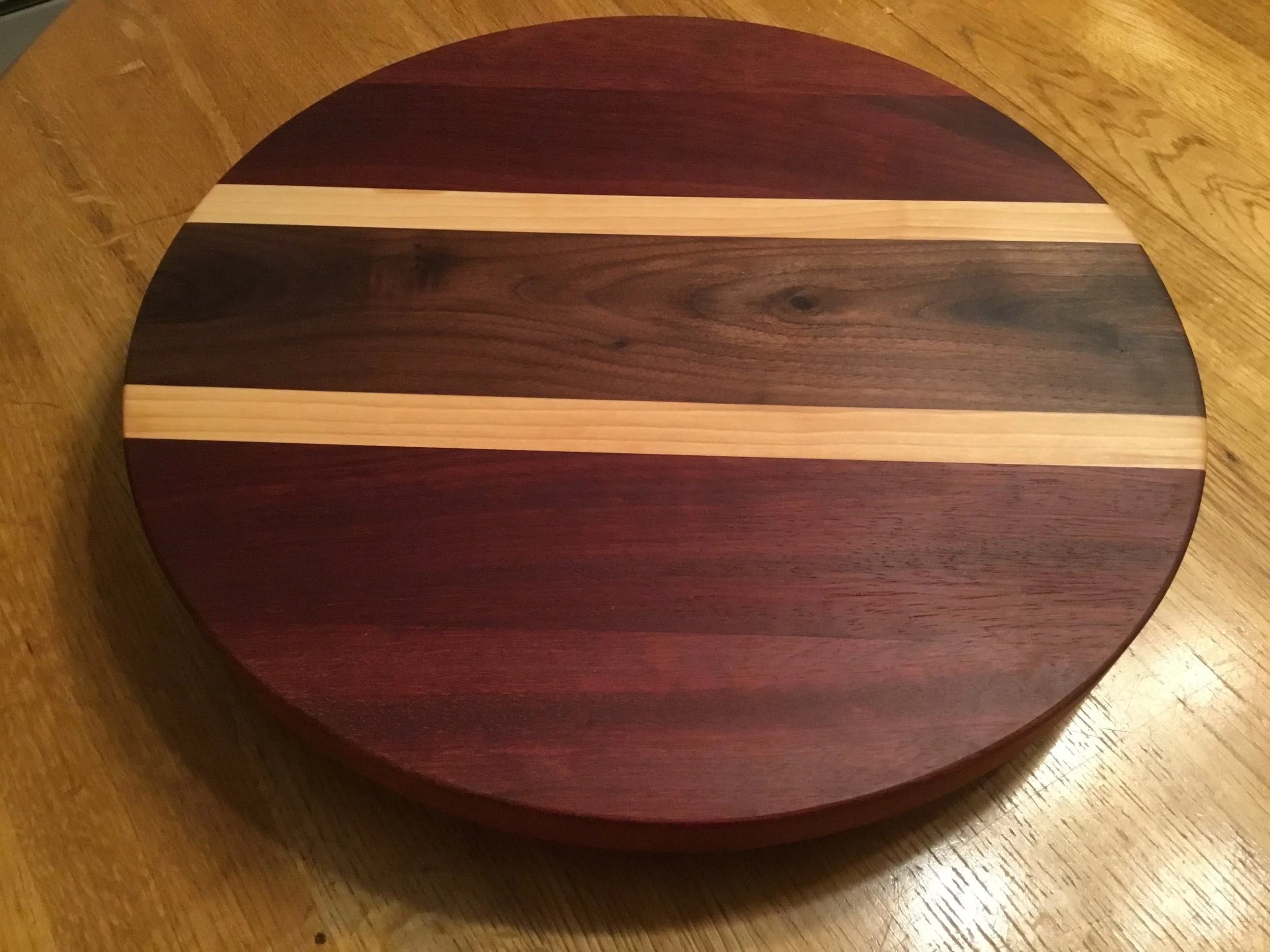 Exotic Woods Lazy Susan