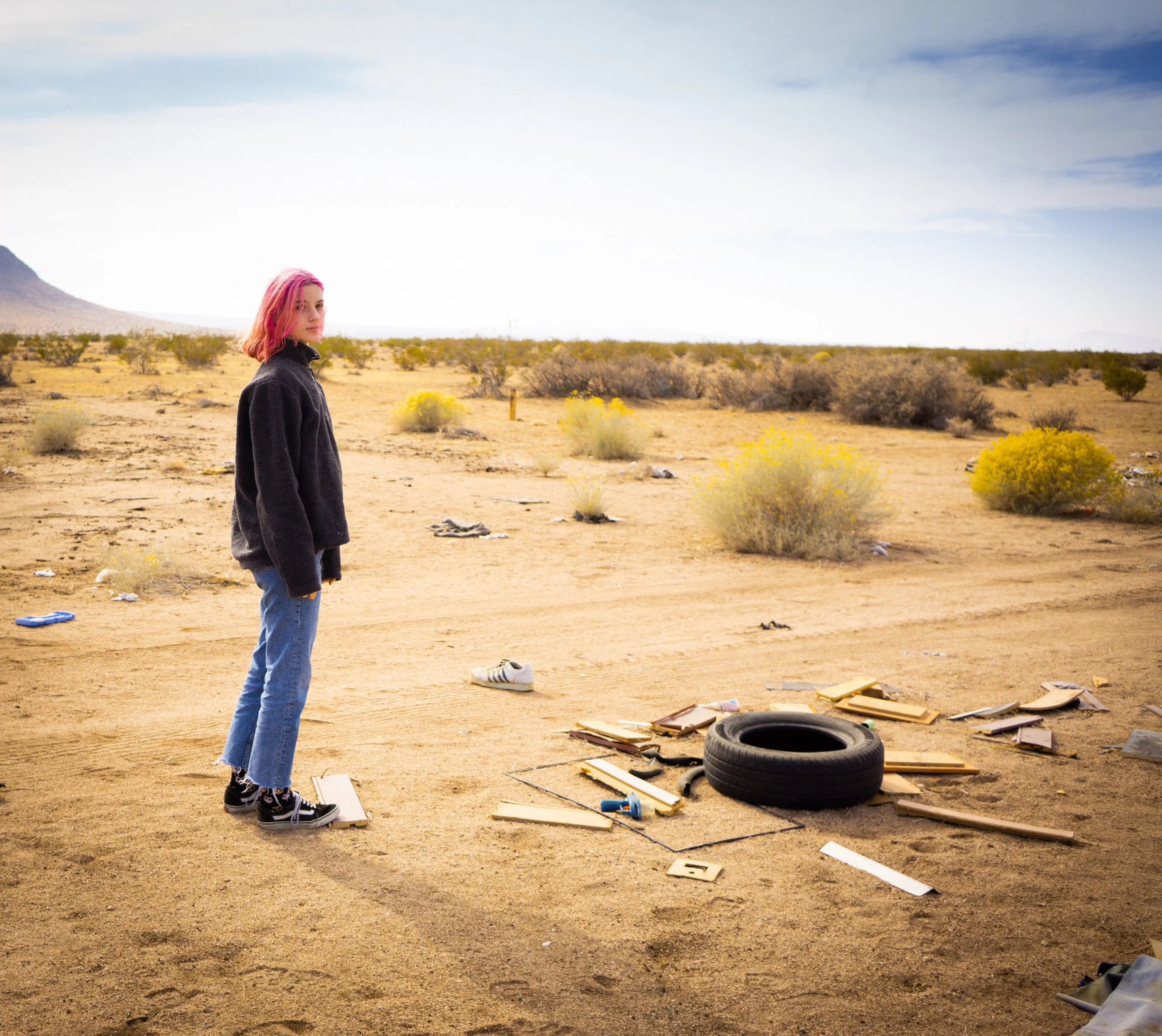 Iris- California City tire.jpg