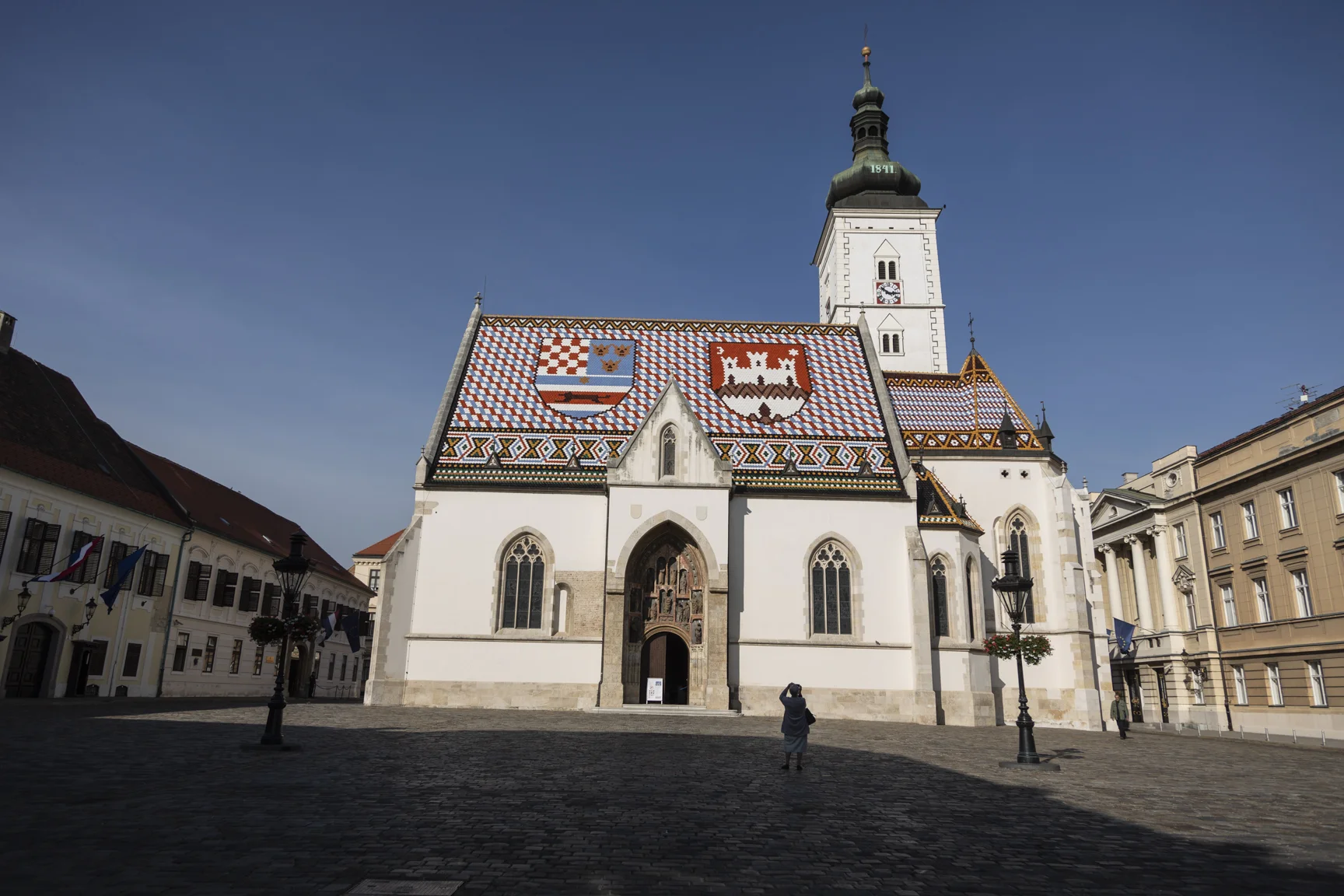 Saint Marks Church in Zagreb city center