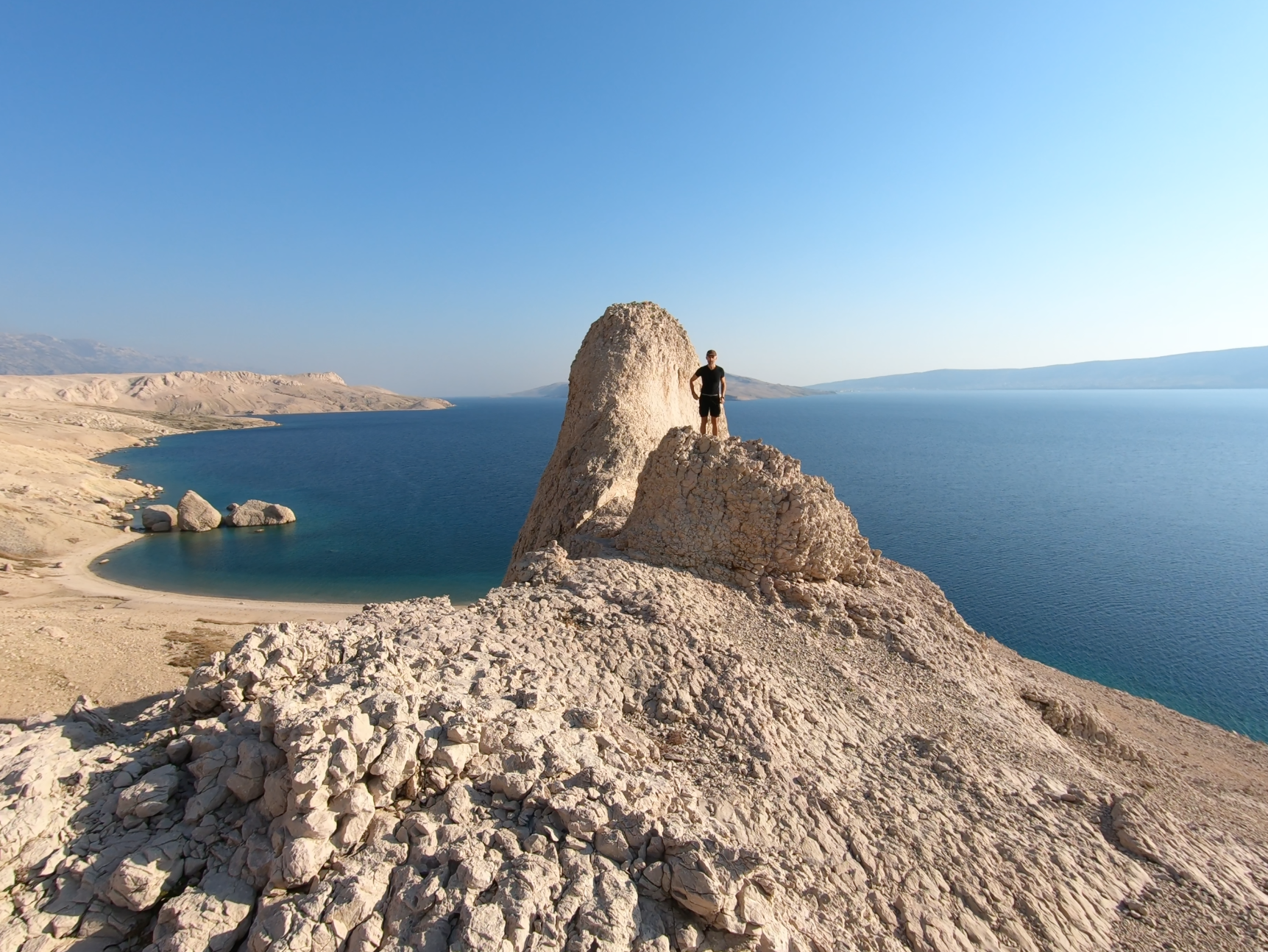 Incredibly unique moonscape locations on Island Pag