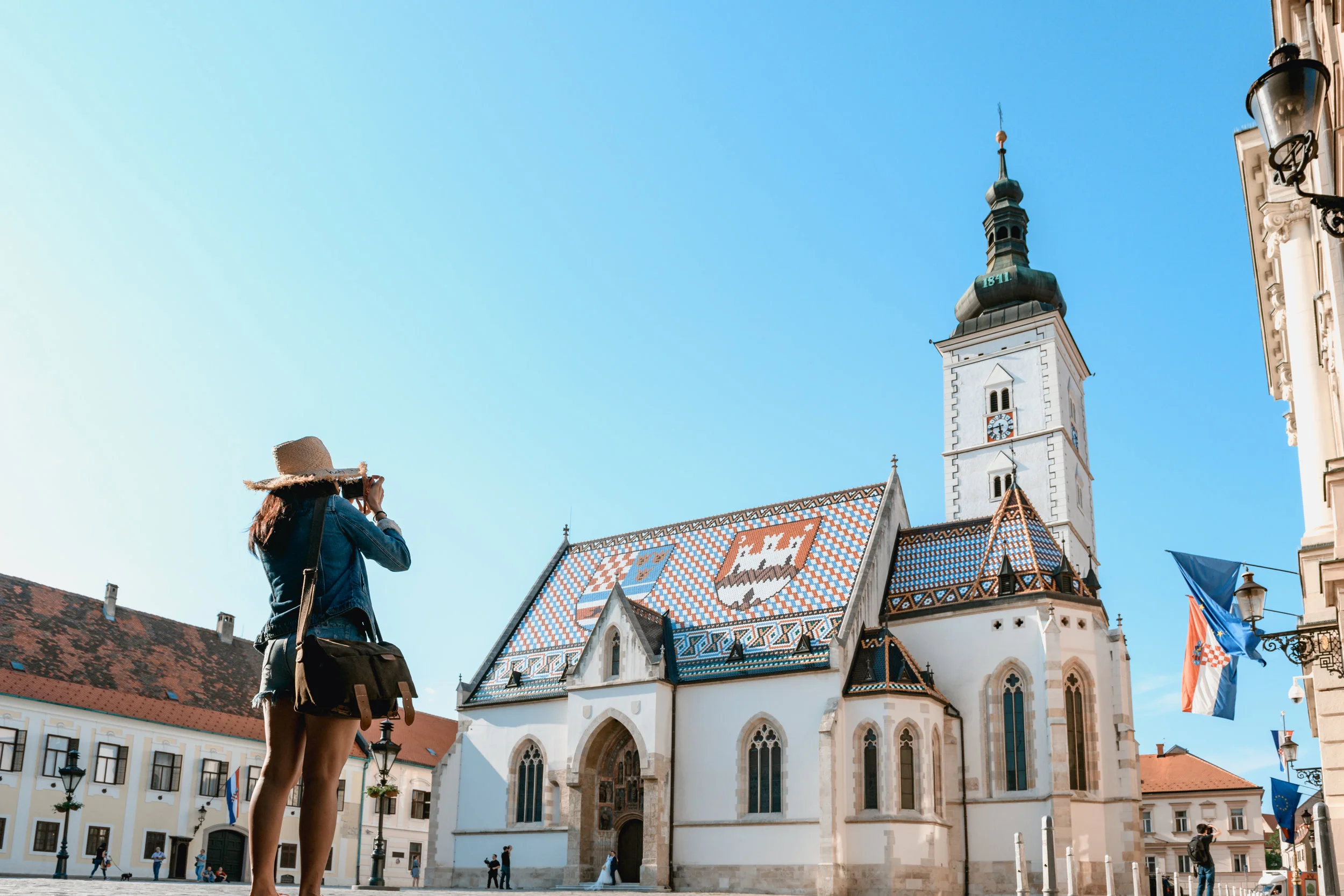 St Mark’s Square, City Center of Zagreb