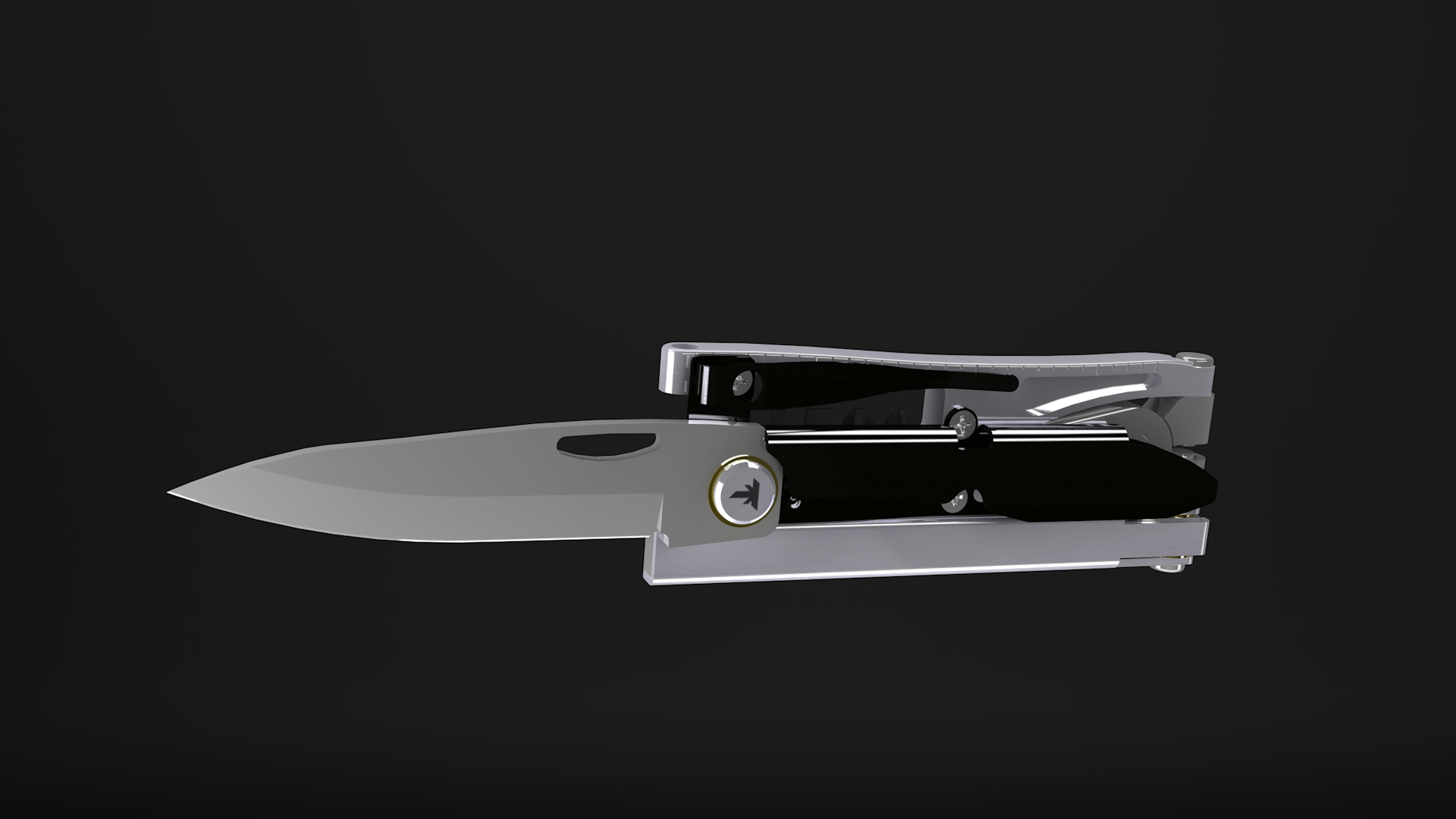  UNION™ knife. Slim, easy carry configuration (separated)   