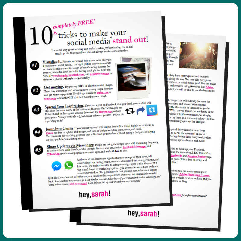 10 Free Tricks, Content Cal, Hey Sarah Images.png
