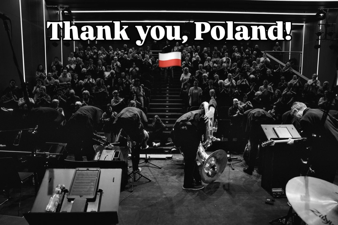 Not enough can be said about our time in Poland last week. From the hospitality of our hosts to the goodwill of our concert patrons&hellip;and let&rsquo;s not understate the outstanding crew of volunteers that made @nighttoshinepoland the event of a 