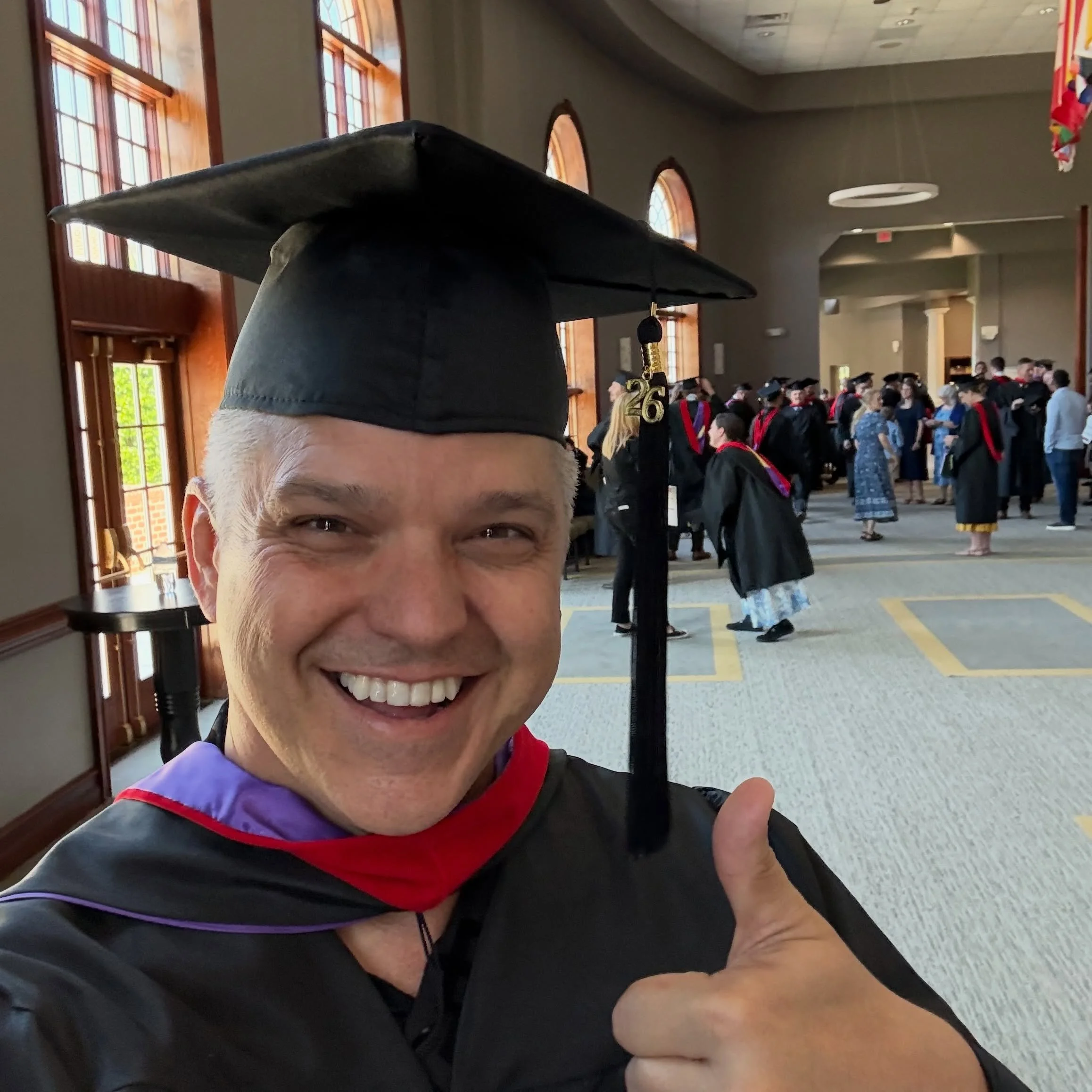 A lot of people are celebrating the graduation of a loved one this weekend. EGM is no different. Congrats to our very own, Clay Johnson, on the completion of his Masters of Theological Studies degree from @stseminary!