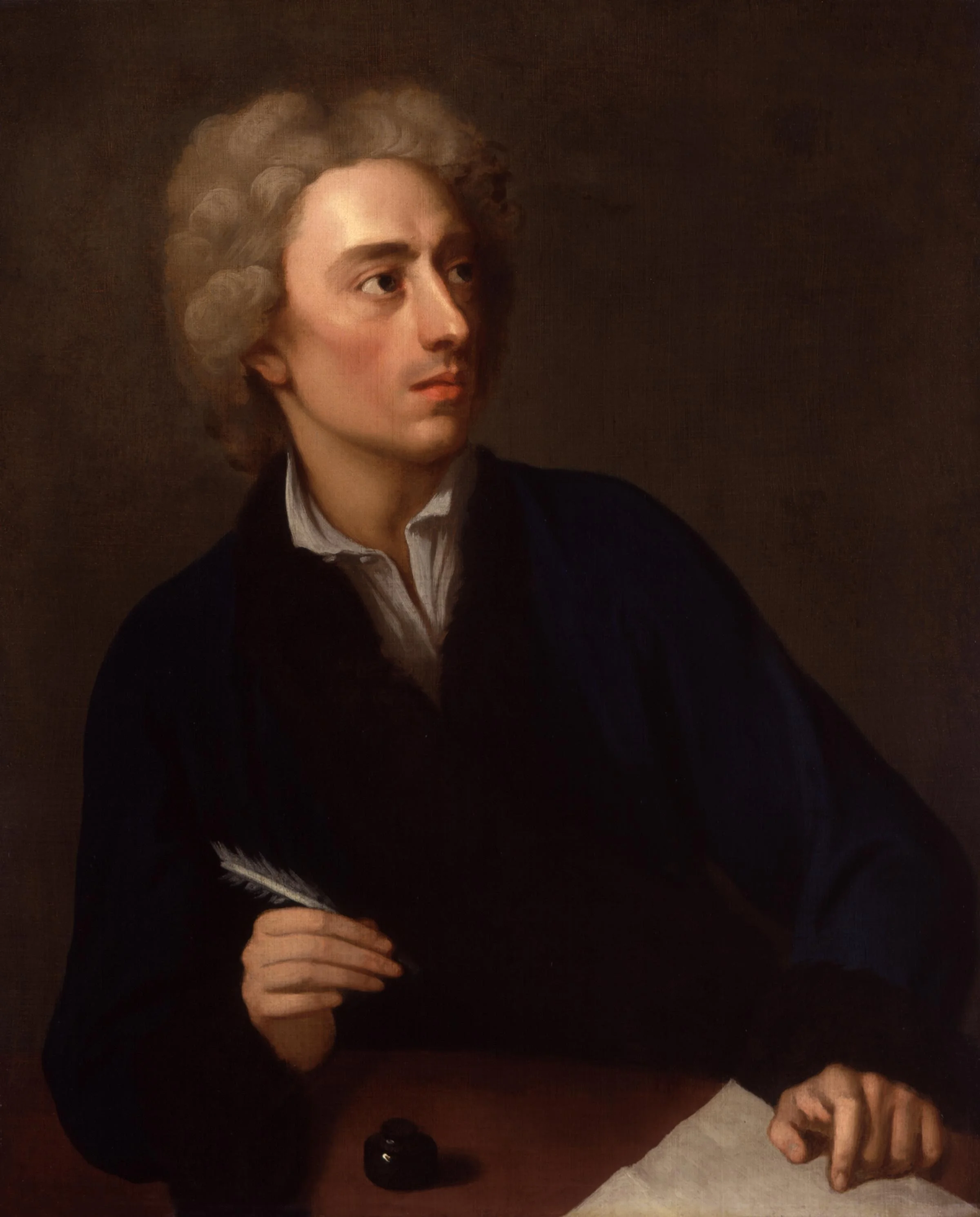 Alexander Pope probably dreaming up some of these romantic verses.