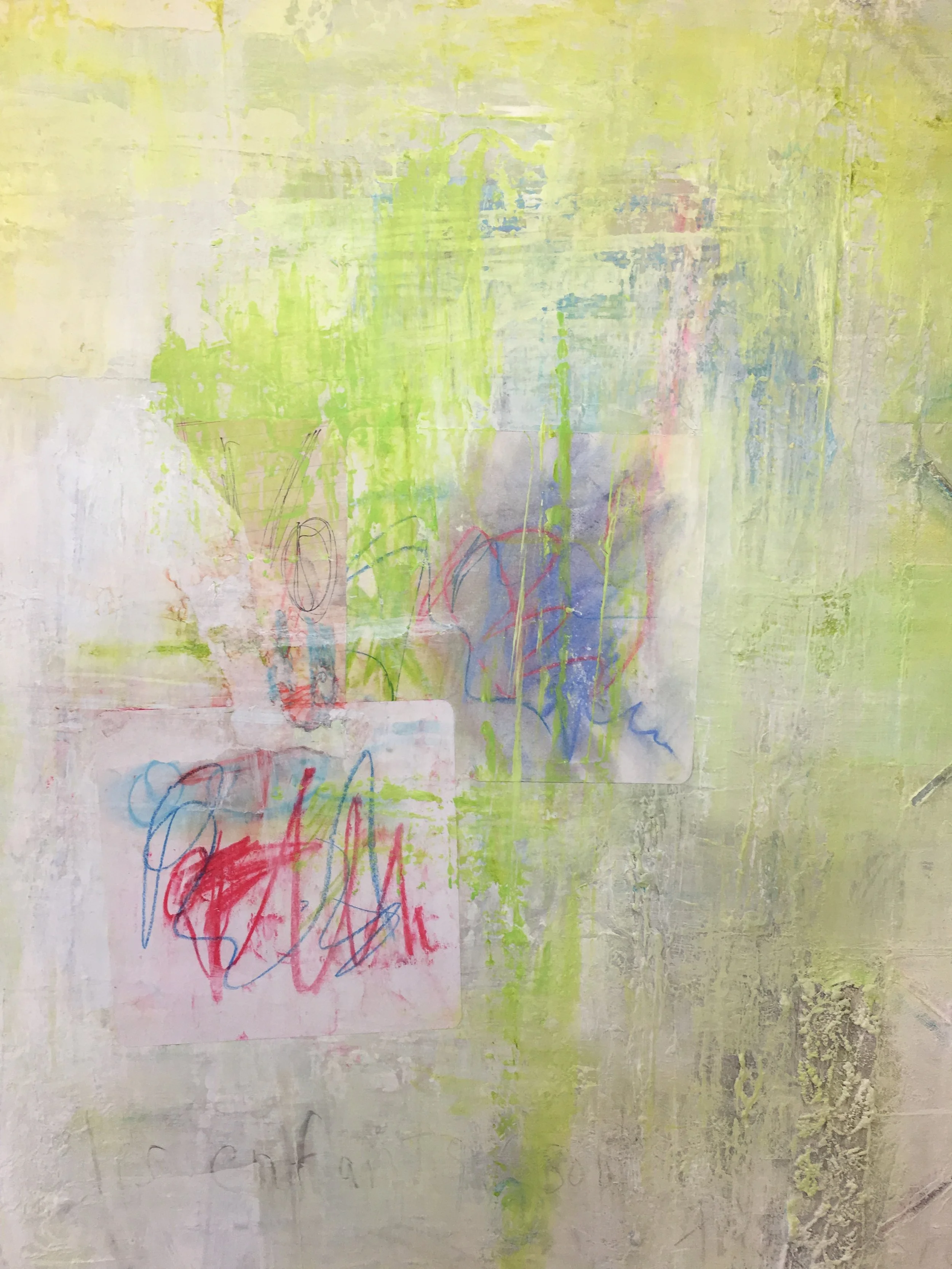  detail of  Huit  48”x60”, on consignment with  Huit  