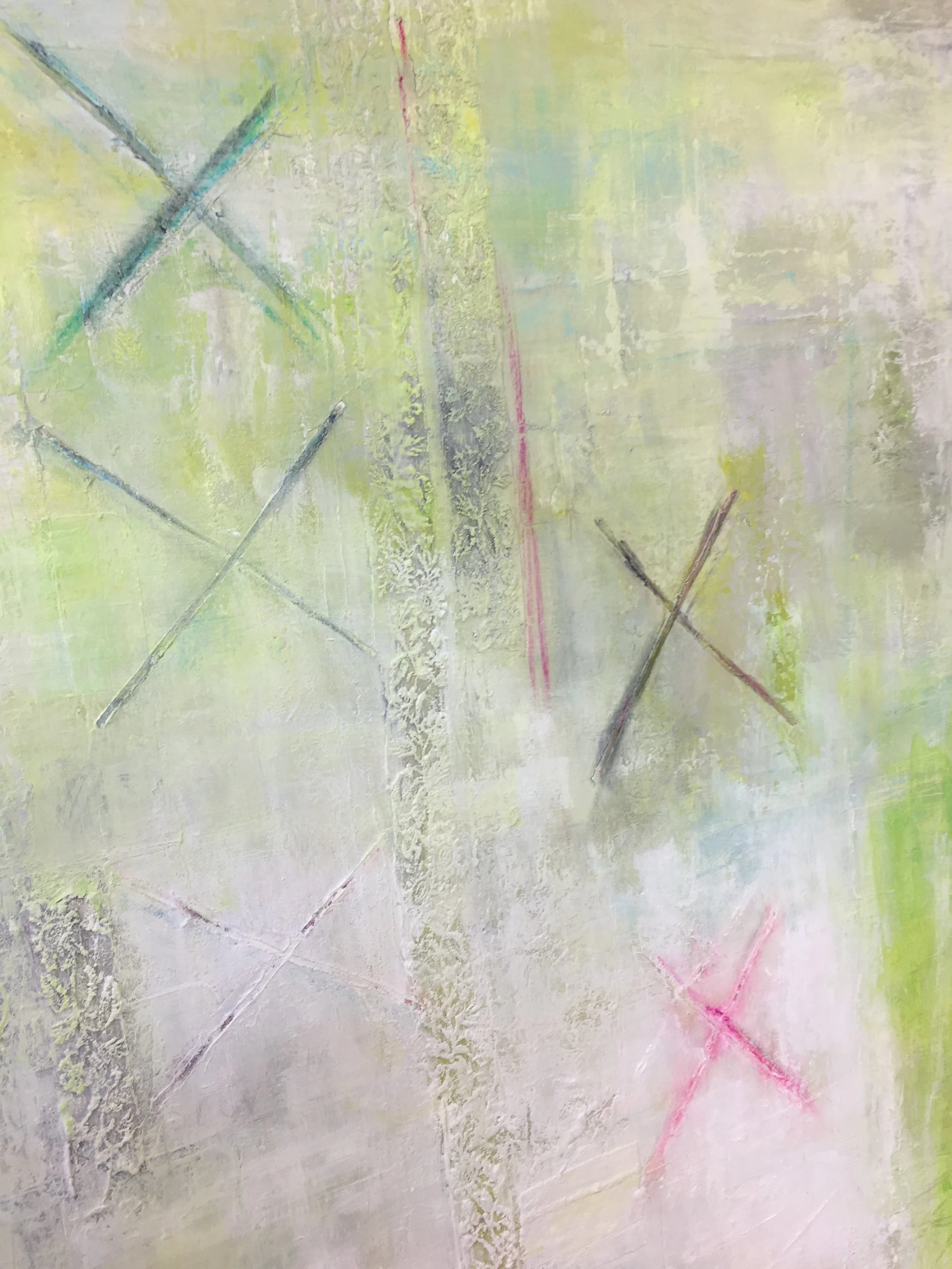  detail of  Huit  48”x60”, on consignment with  Huit  