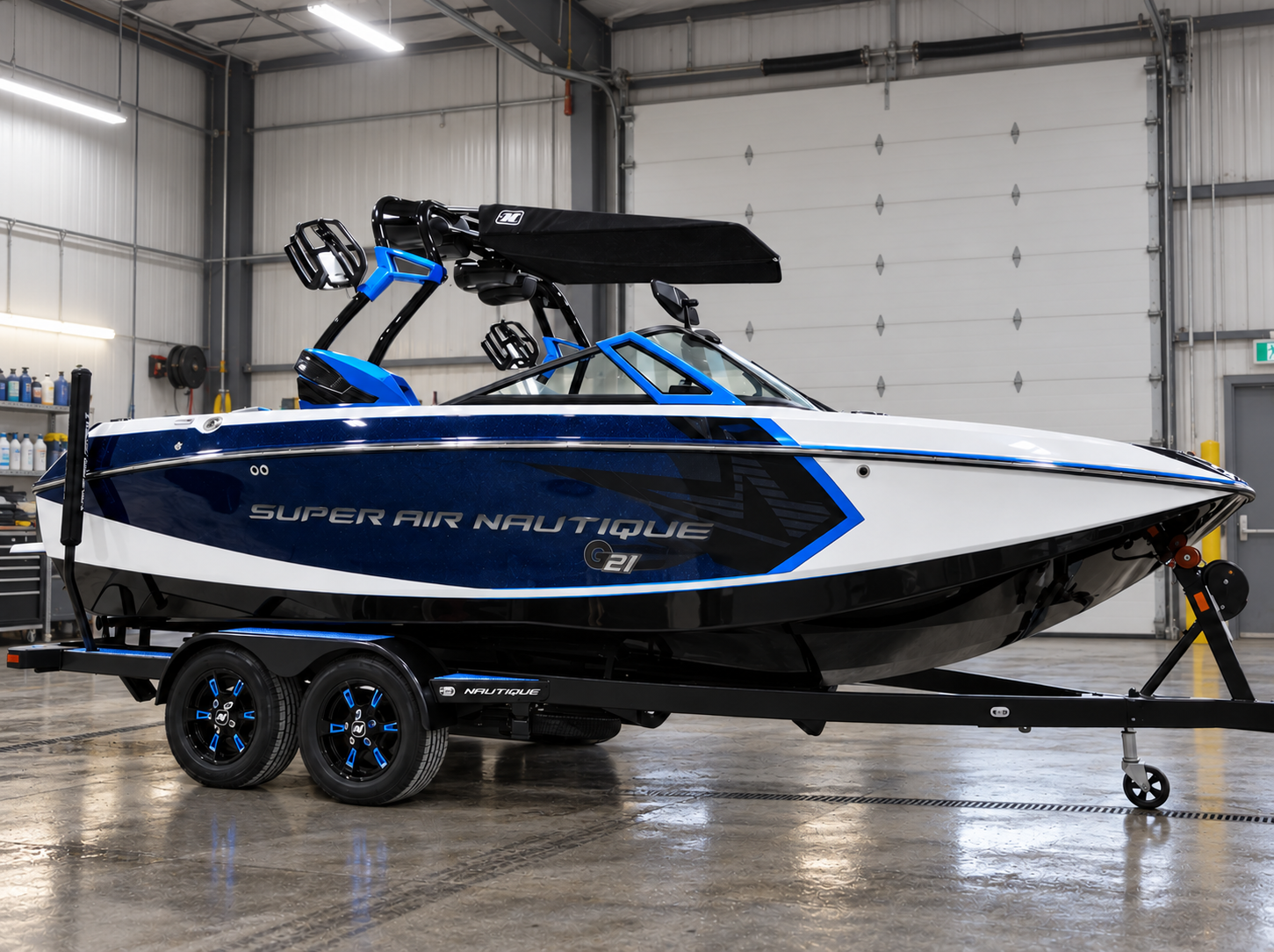 clean exterior view of detailed super air nautique