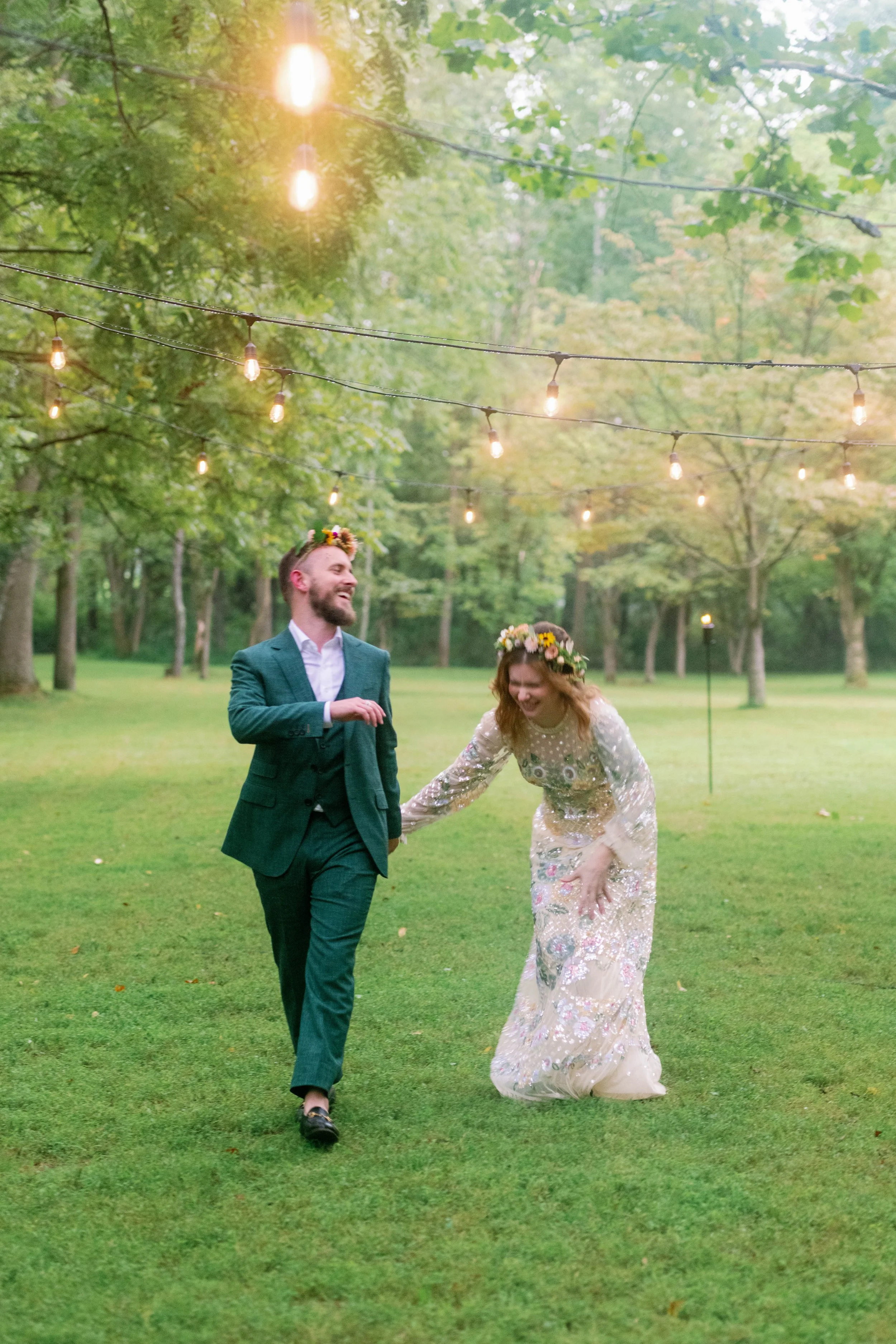 K &amp; A - Labor Day Weekend Backyard Festival Inspired Wedding