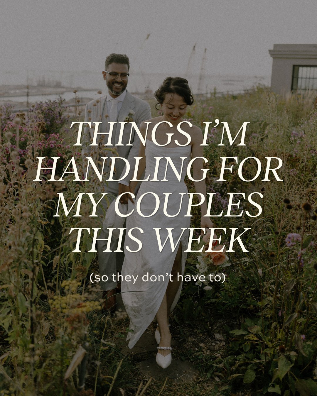 As a wedding planner, most of my time with couples before the big day looks like this. Some of it is the fun, exciting design you see in the photos, but most of it is event management and logistics. Either way, I love what I do.⁠
⁠
new york wedding p