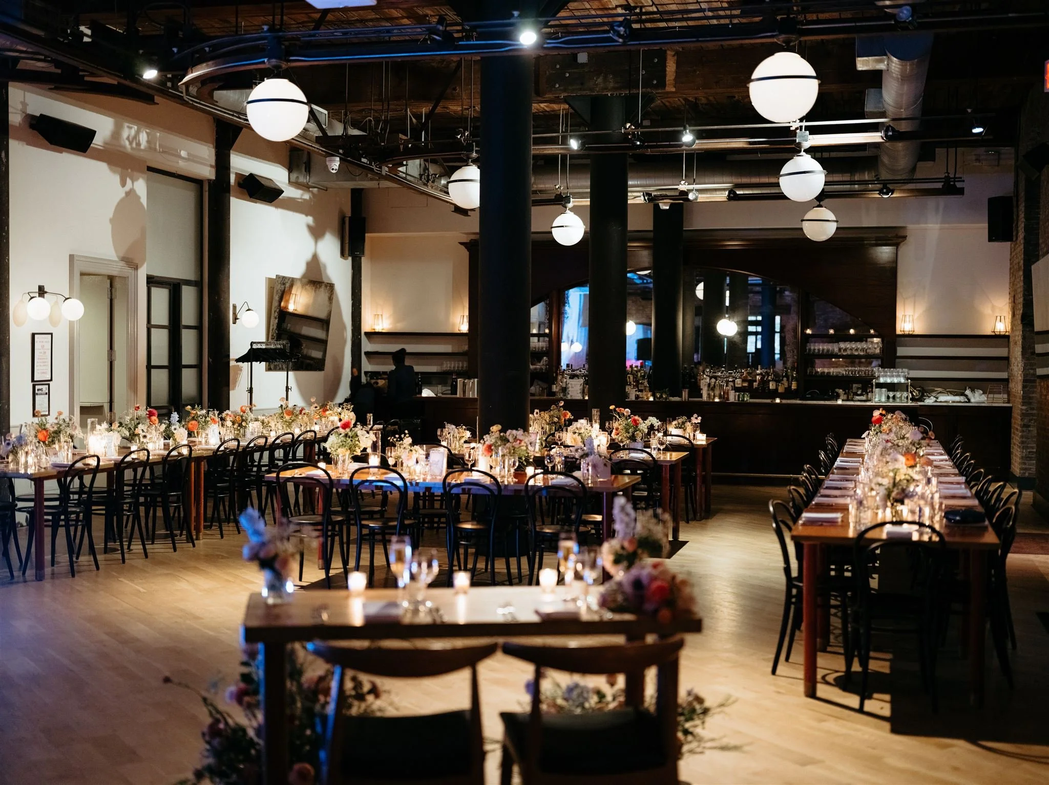 65 person wedding main hall wythe hotel Brooklyn
