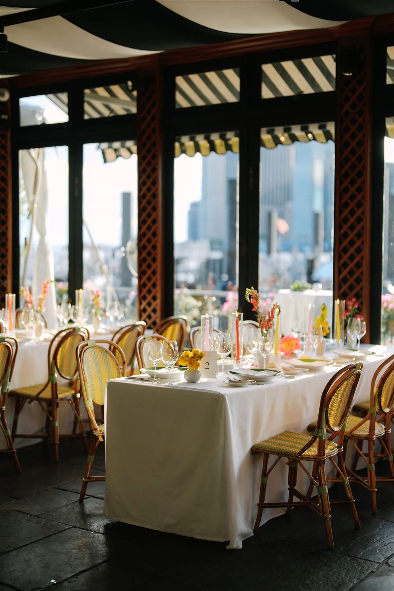 intimate wedding at the river cafe