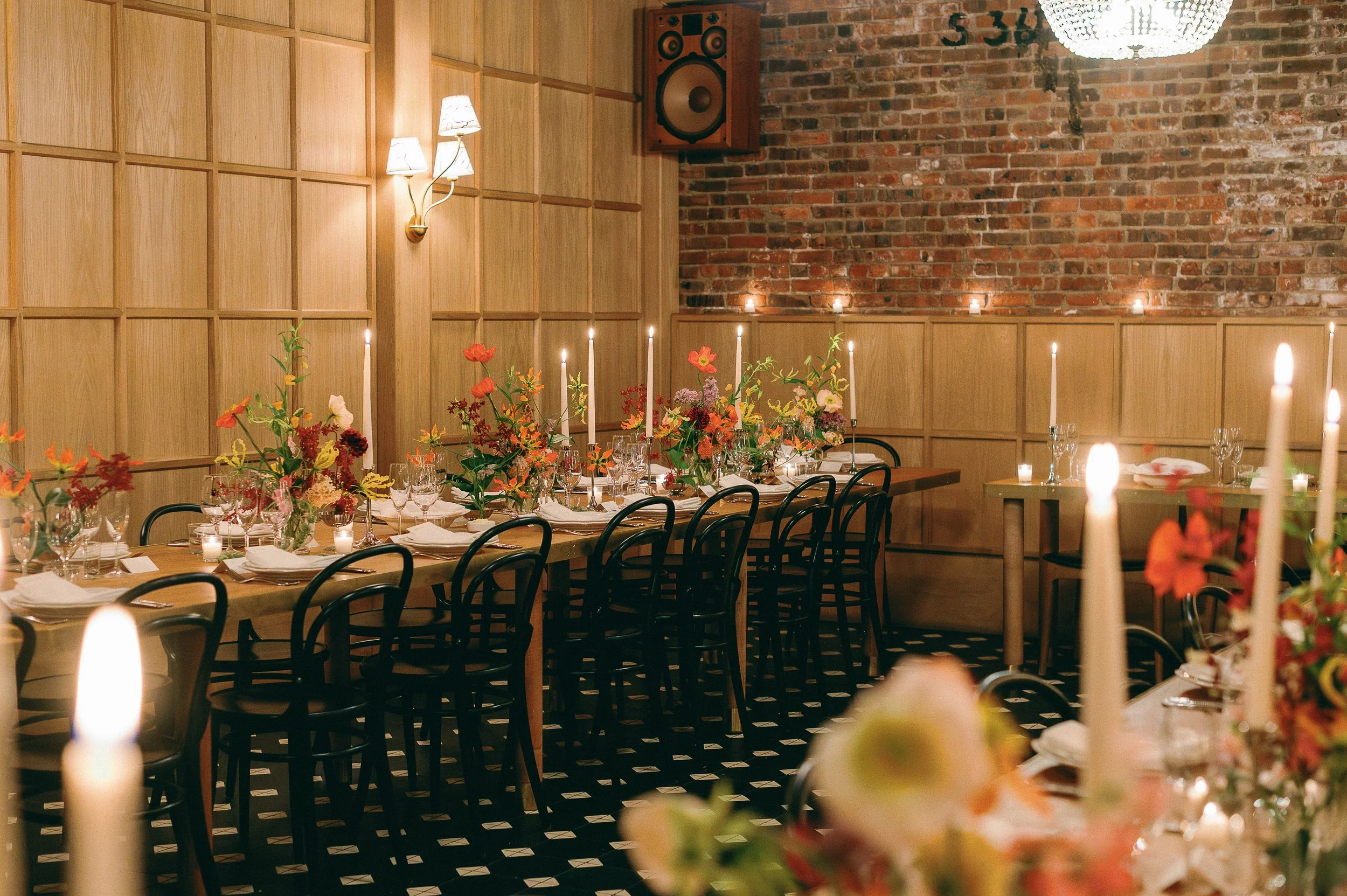 the Wythe Hotel cellar dinner