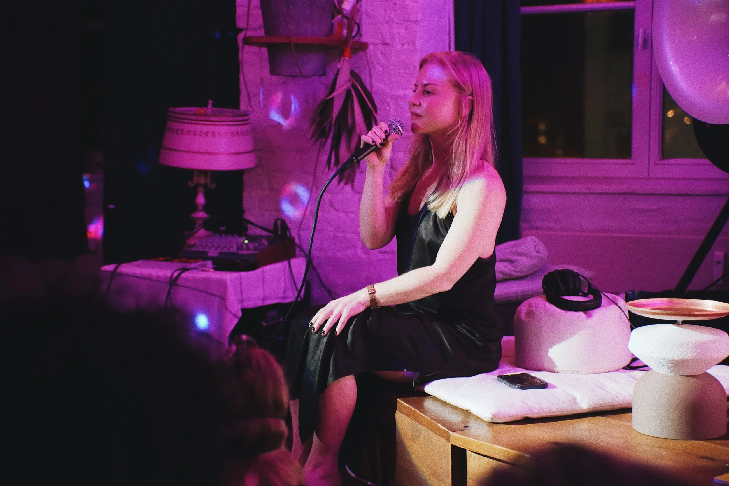 last night, a room full of people got to feel into their deeper selves. 

some of you cried. some of you laughed. many of you said &ldquo;wow&rdquo;. 

thank you, thank you, thank you to the @psychedelicsocietyberlin for holding the first public unve