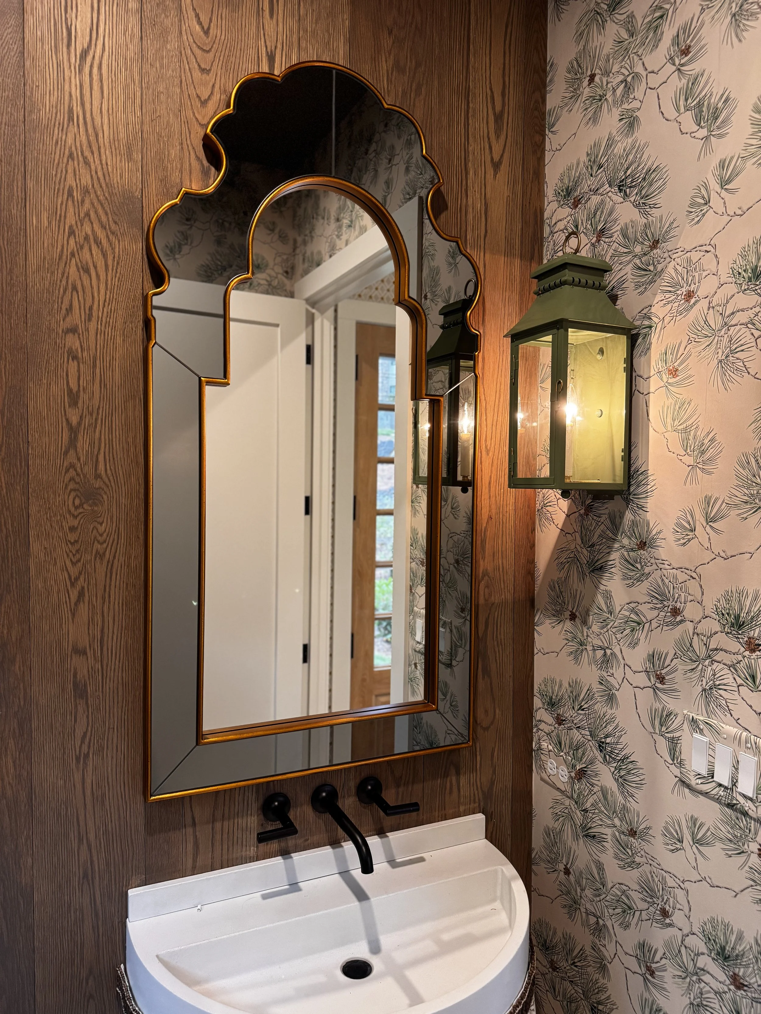 Old Village Green Wall Lantern