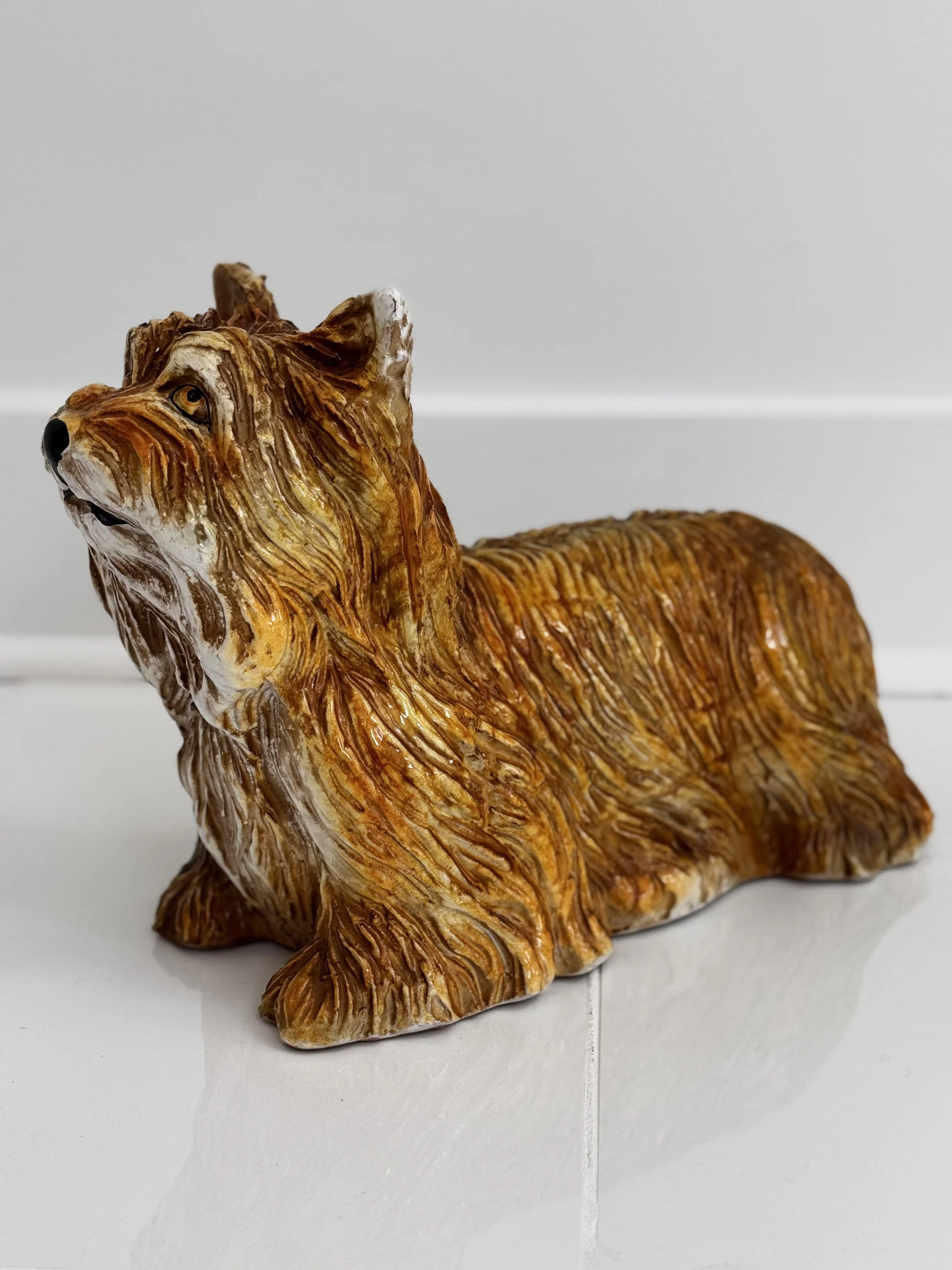 Antique Italian Porcelain Dog