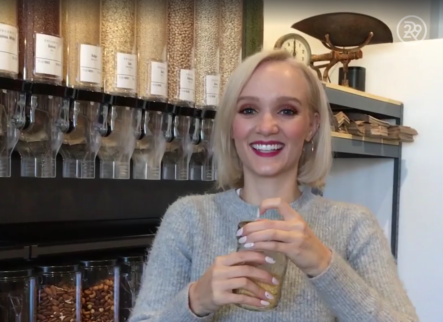 We had a fun visit from Refinery29 crew