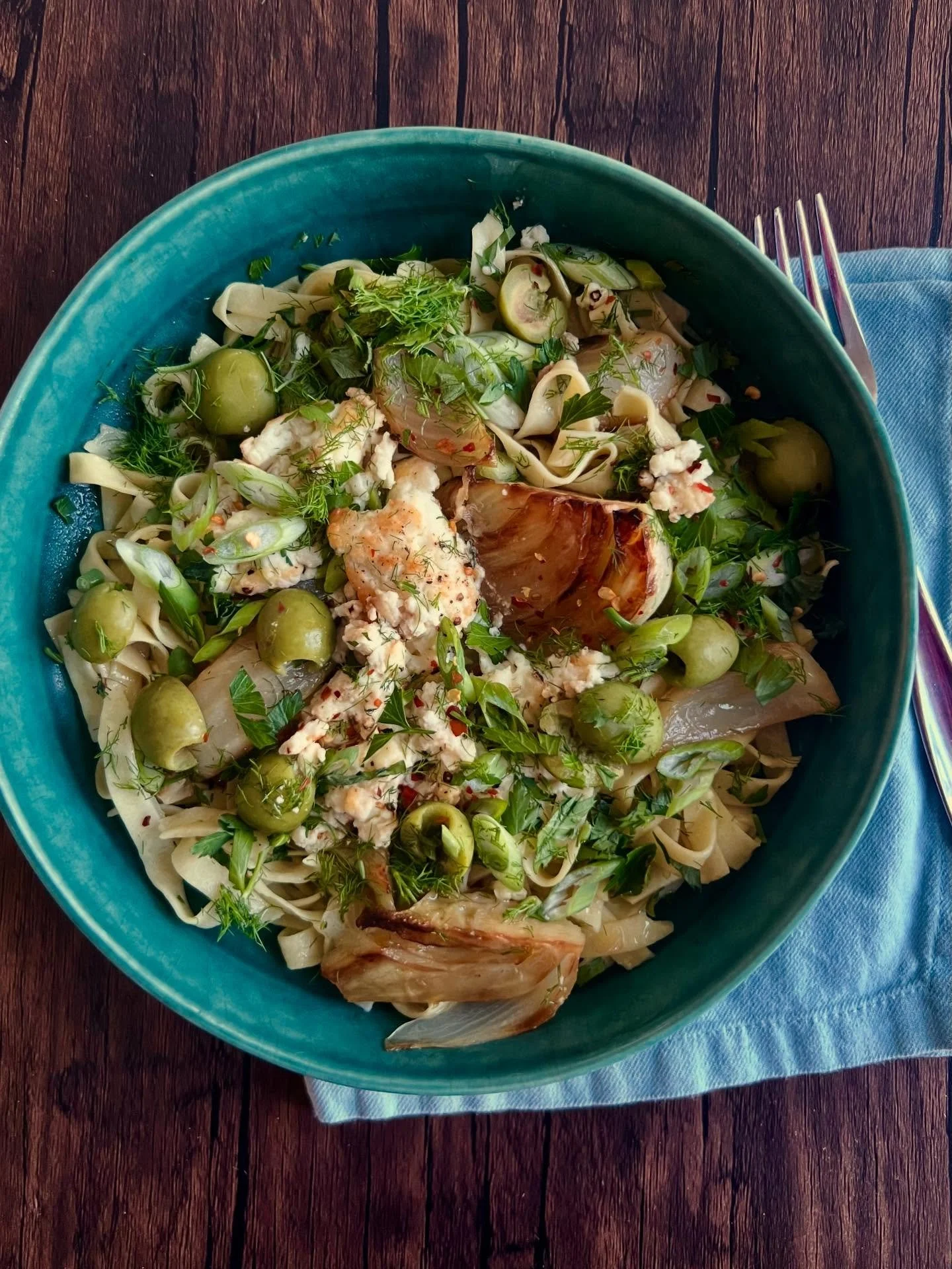 It&rsquo;s suddenly 60 degrees in Chicago, and there&rsquo;s honestly nothing better than one of these mini breaks we get in the middle of winter, when we get to breath fresh air and pretend we&rsquo;re done with the cold.

I made this quick pasta wi