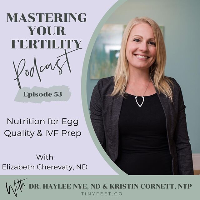 *BOOK GIVEAWAY + NEW PODCAST*⁠
⁠
In episode 53 of Mastering Your Fertility (link in bio), we interview @elizabeth.cherevaty about how we can use diet to optimize egg and sperm quality and increase the odds of success during IVF treatment!⁠
⁠
Dr. Liz'