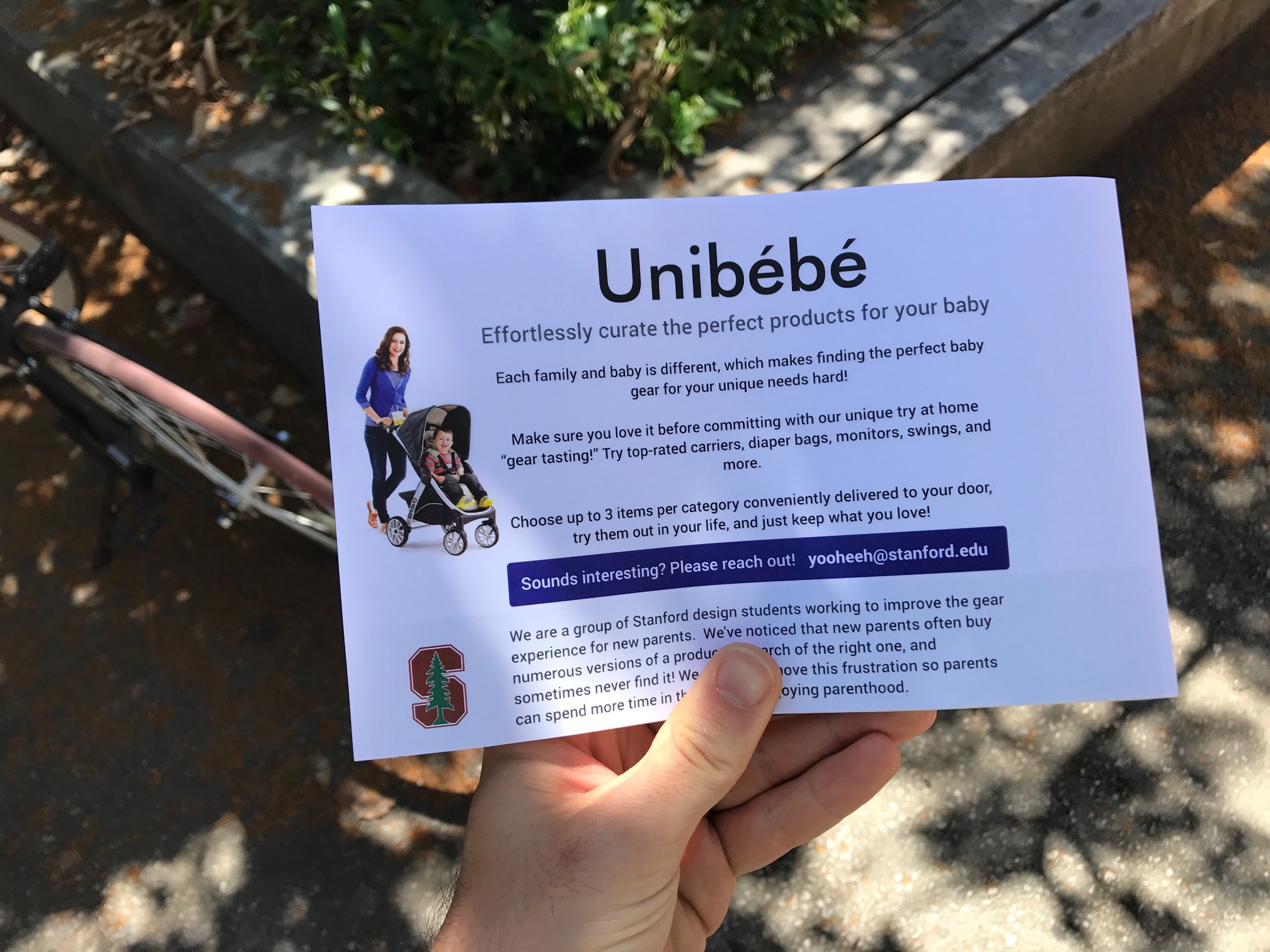  Testing parent response to gear tasting concept at a baby gear expo 