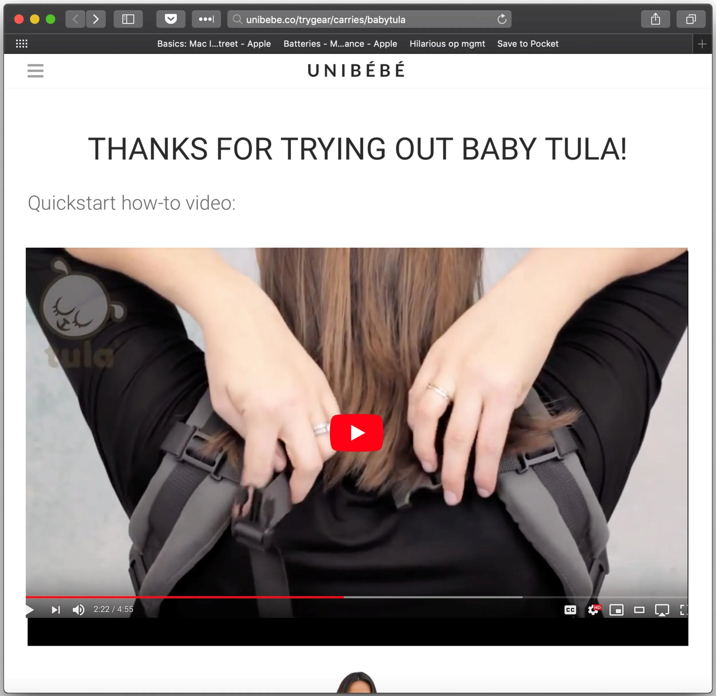 ...a succinct video of how to actually use the product!