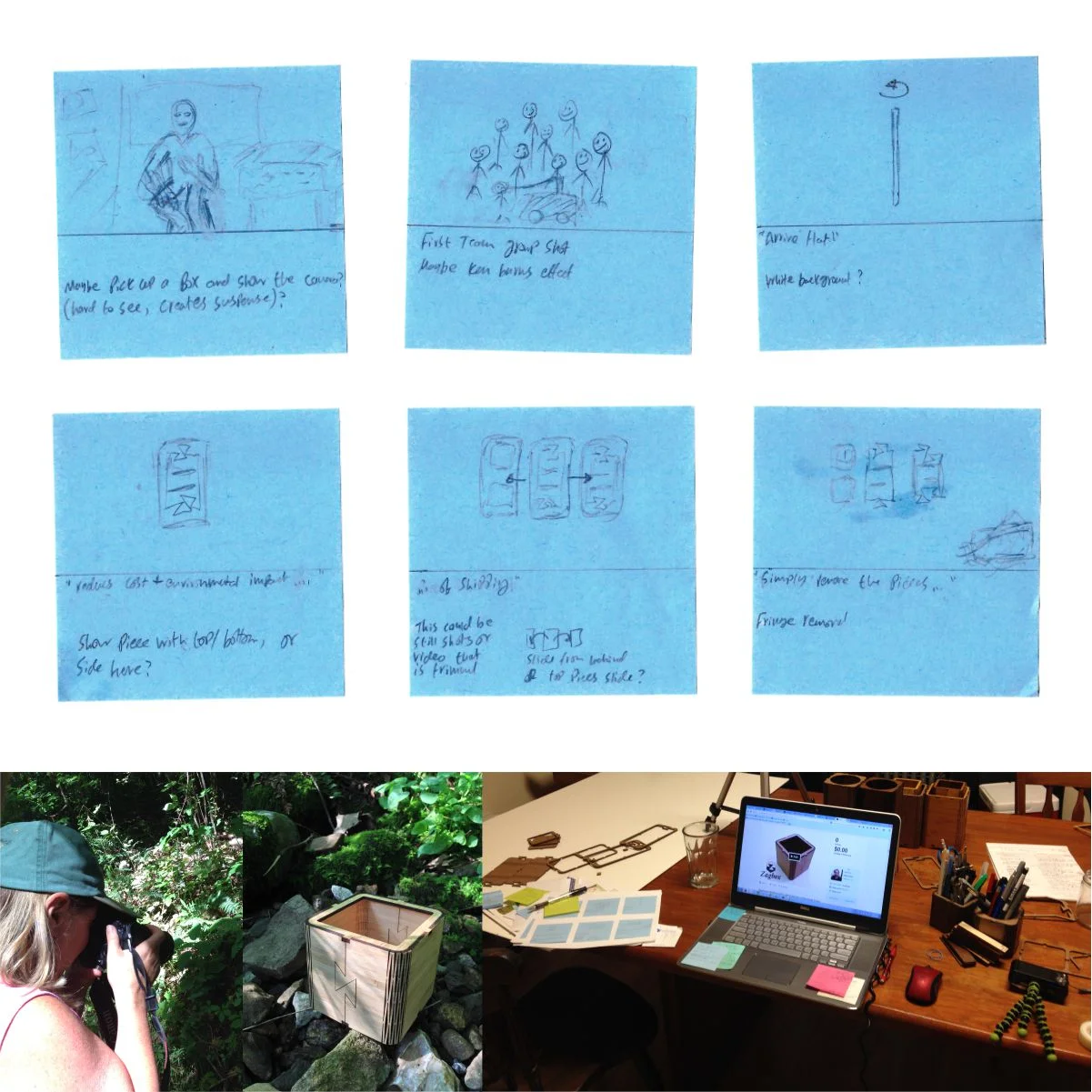 Storyboarding, shooting, and editing video