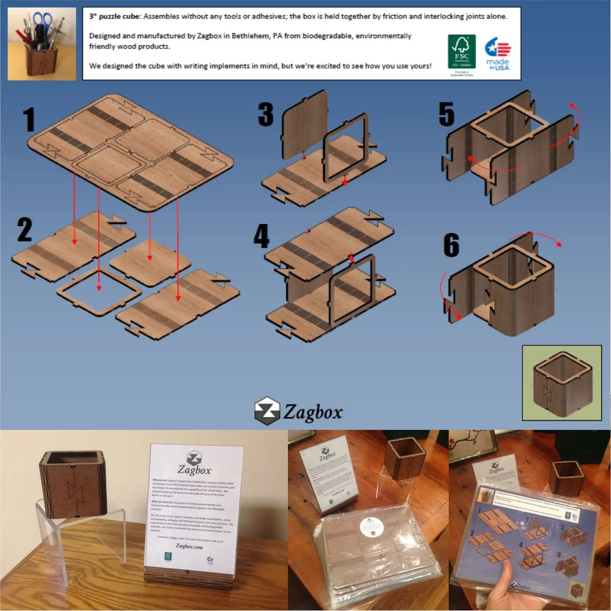 Instructions, retail packaging, and merchandising