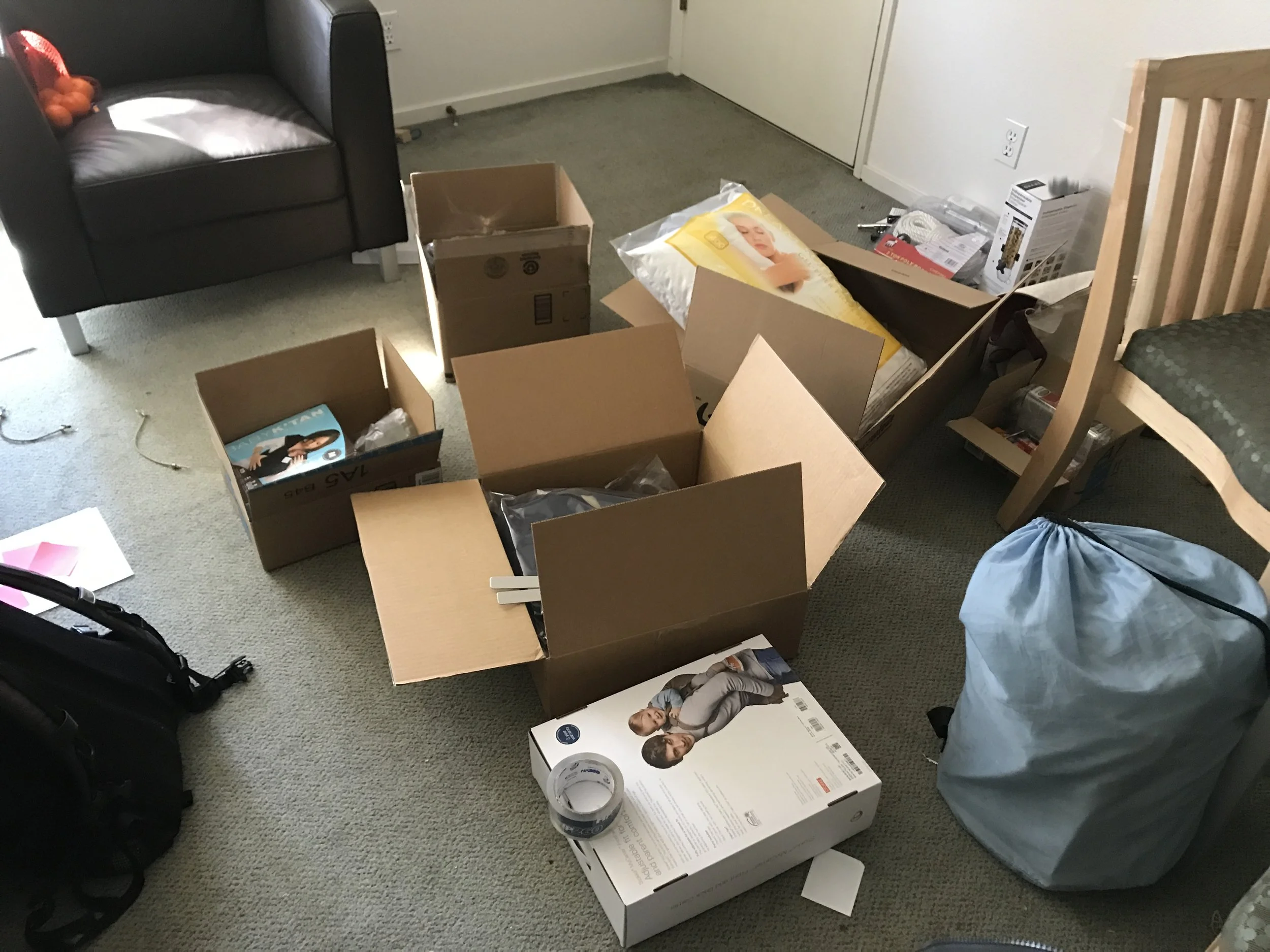 Using my living room as a warehouse