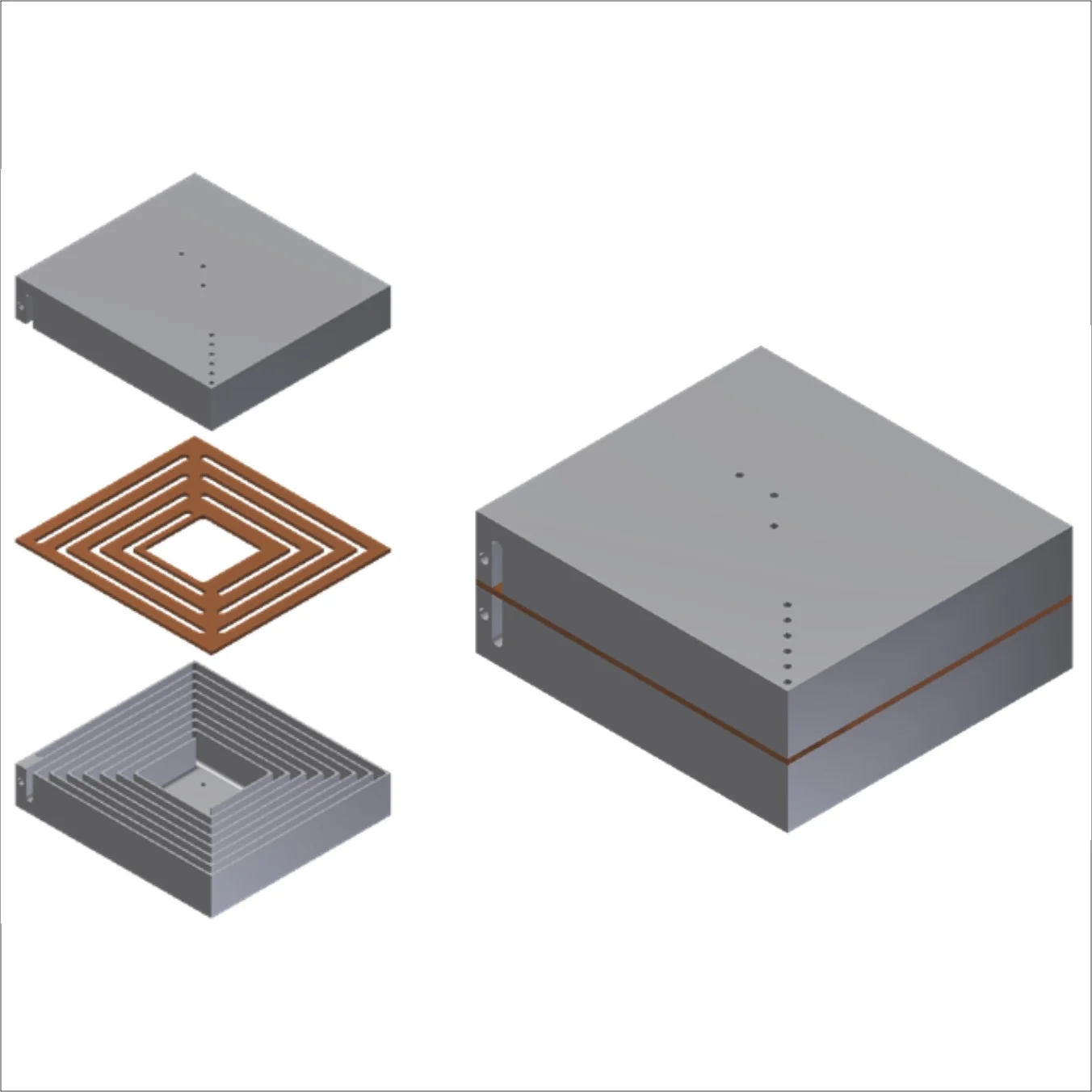 Final design and exploded view