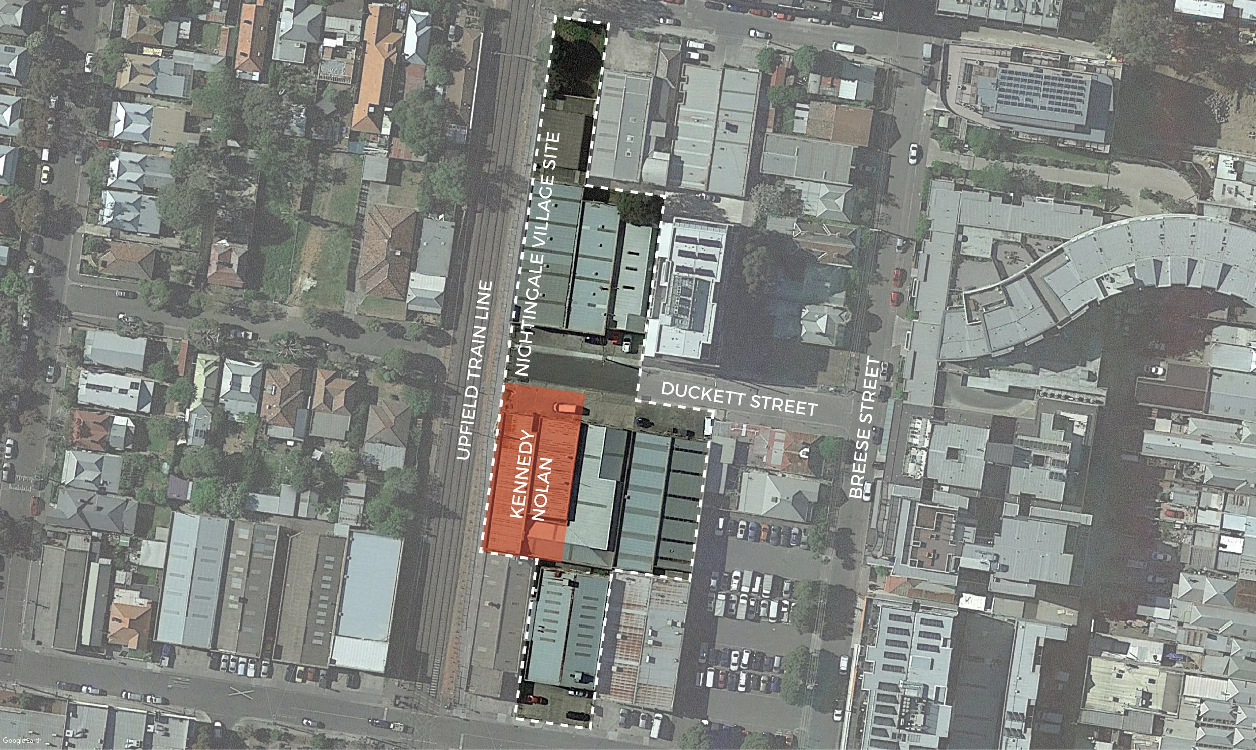 The Kennedy Nolan site within Nightingale Village