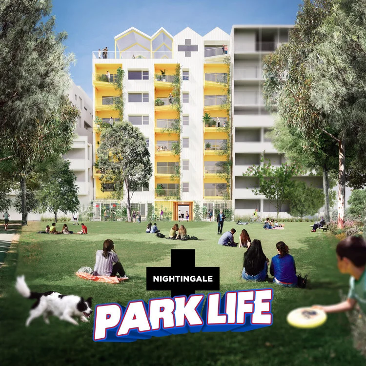 AMA’s Nightingale Village project, ParkLife (image courtesy of Austin Maynard Architects).