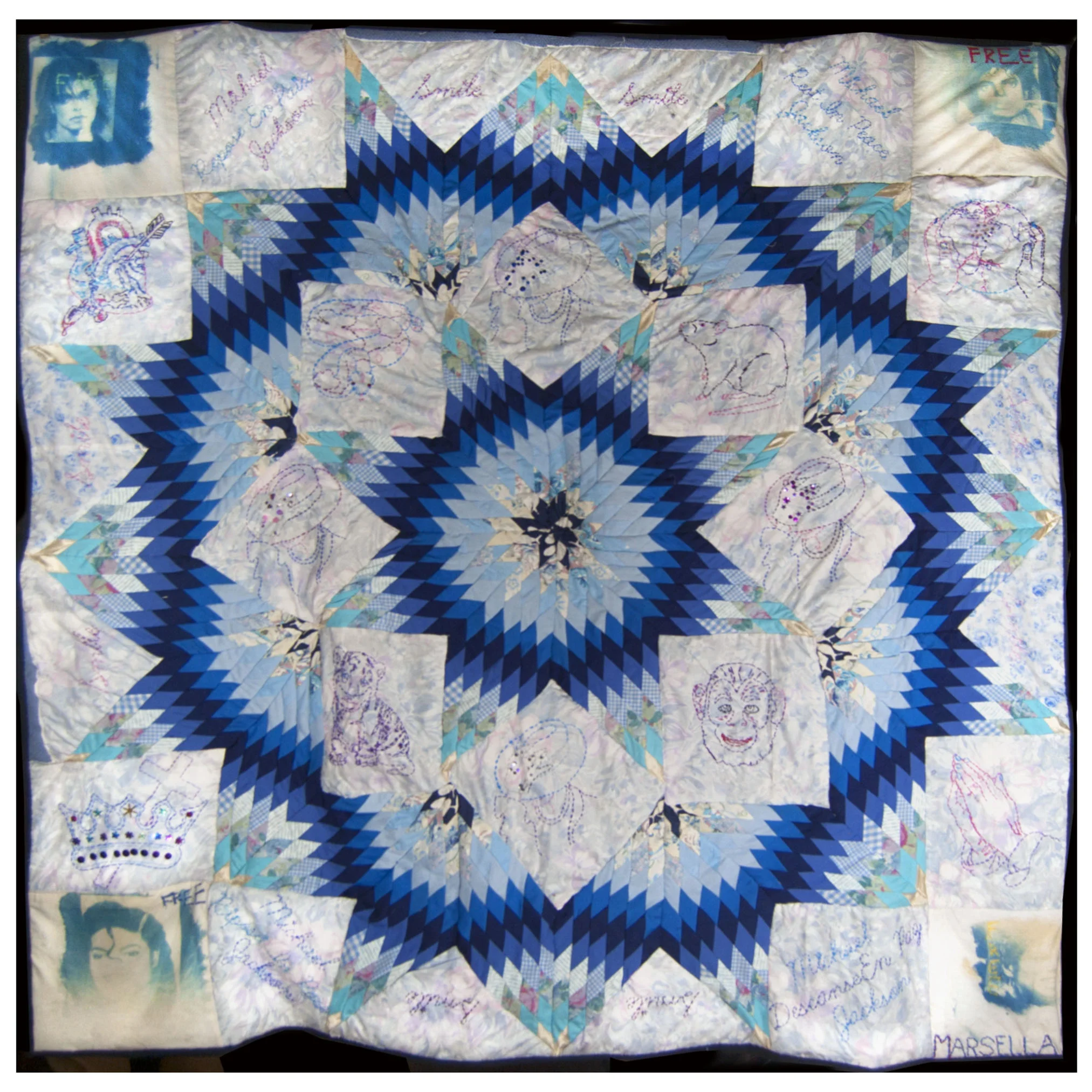 Mourning Quilt for Michael Jackson